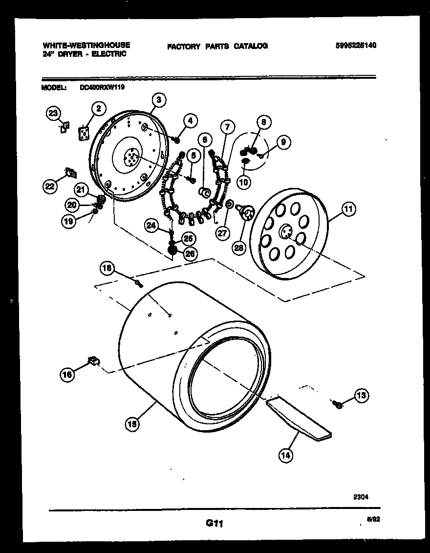 03 - HOUSING, HEATER AND DRUM