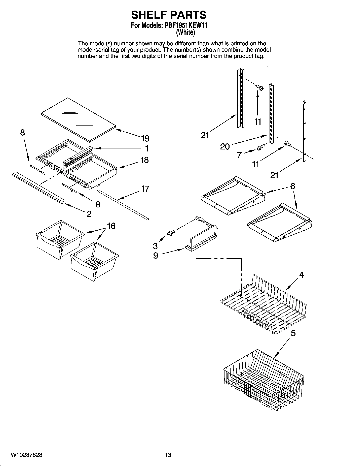 07 - SHELF PARTS