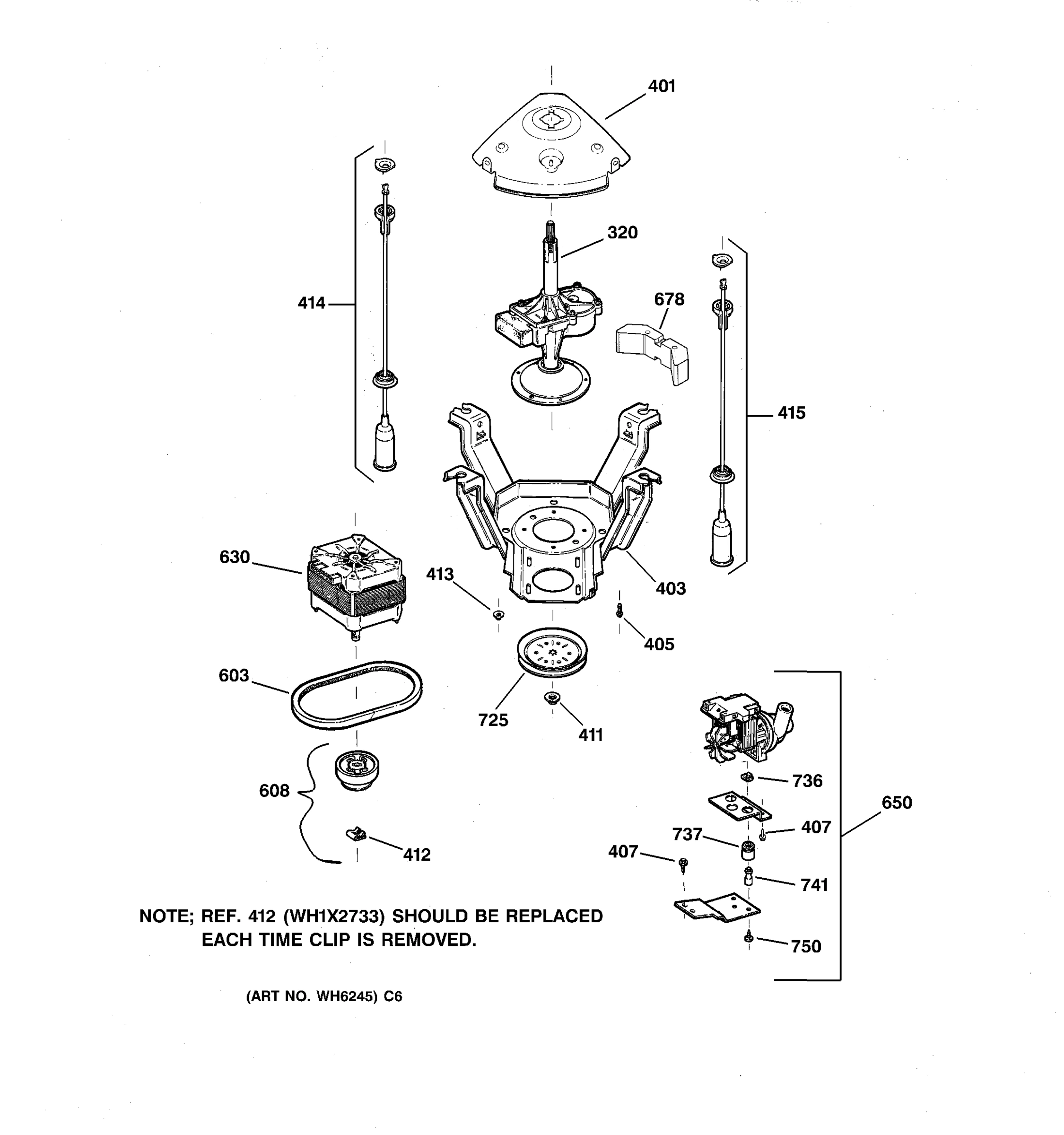 SUSPENSION, PUMP & DRIVE COMPONENTS