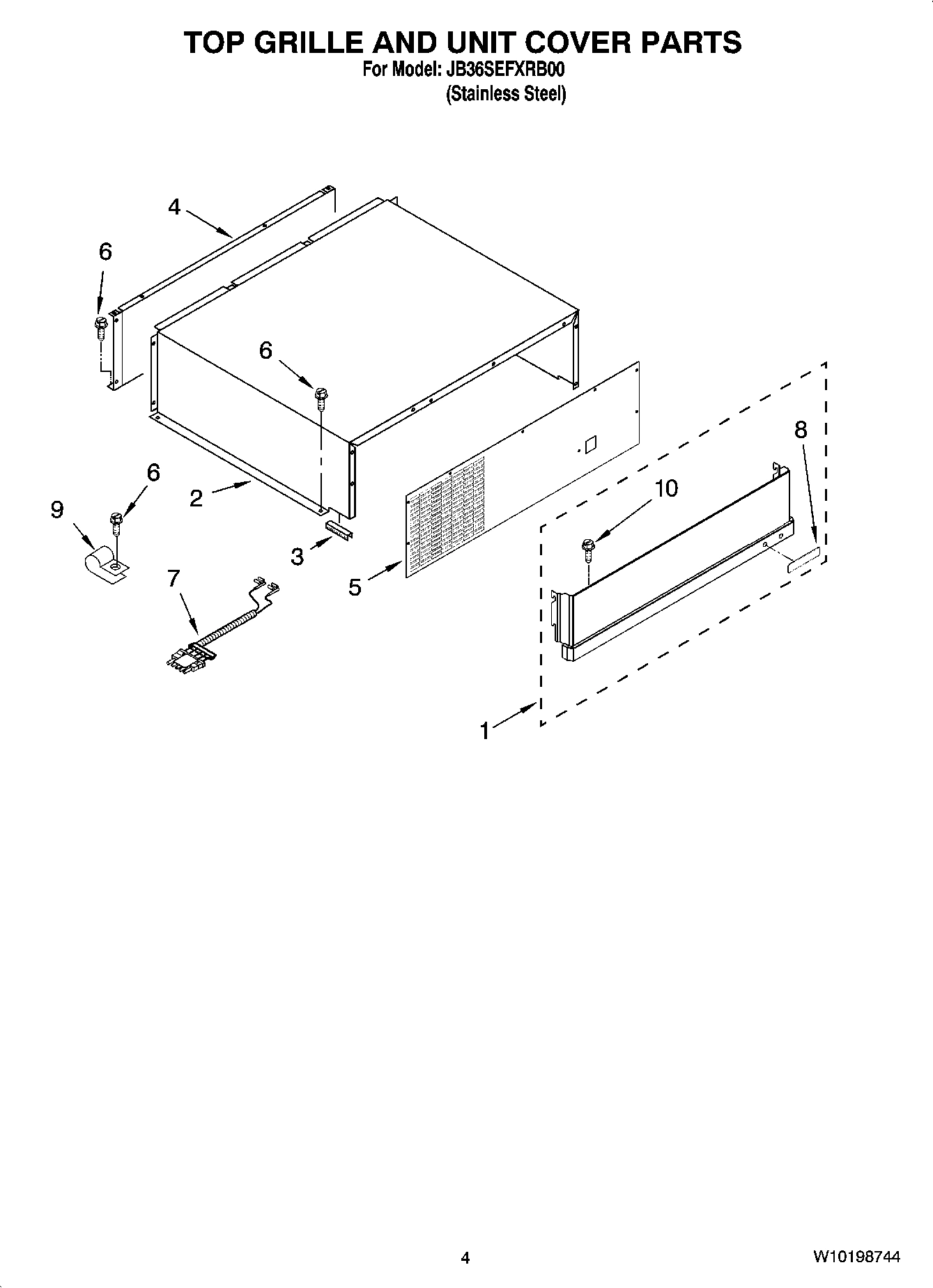 03 - TOP GRILLE AND UNIT COVER PARTS