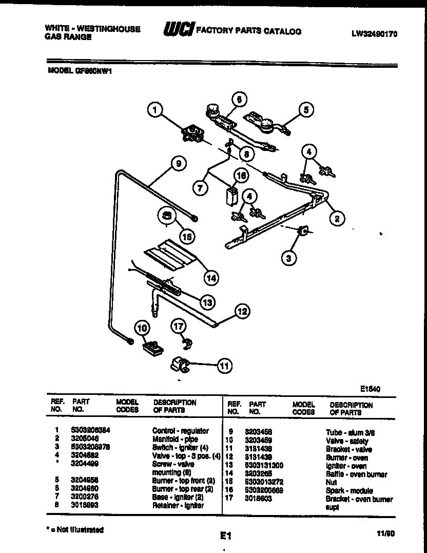 04 - BURNER, MANIFOLD AND GAS CONTROL