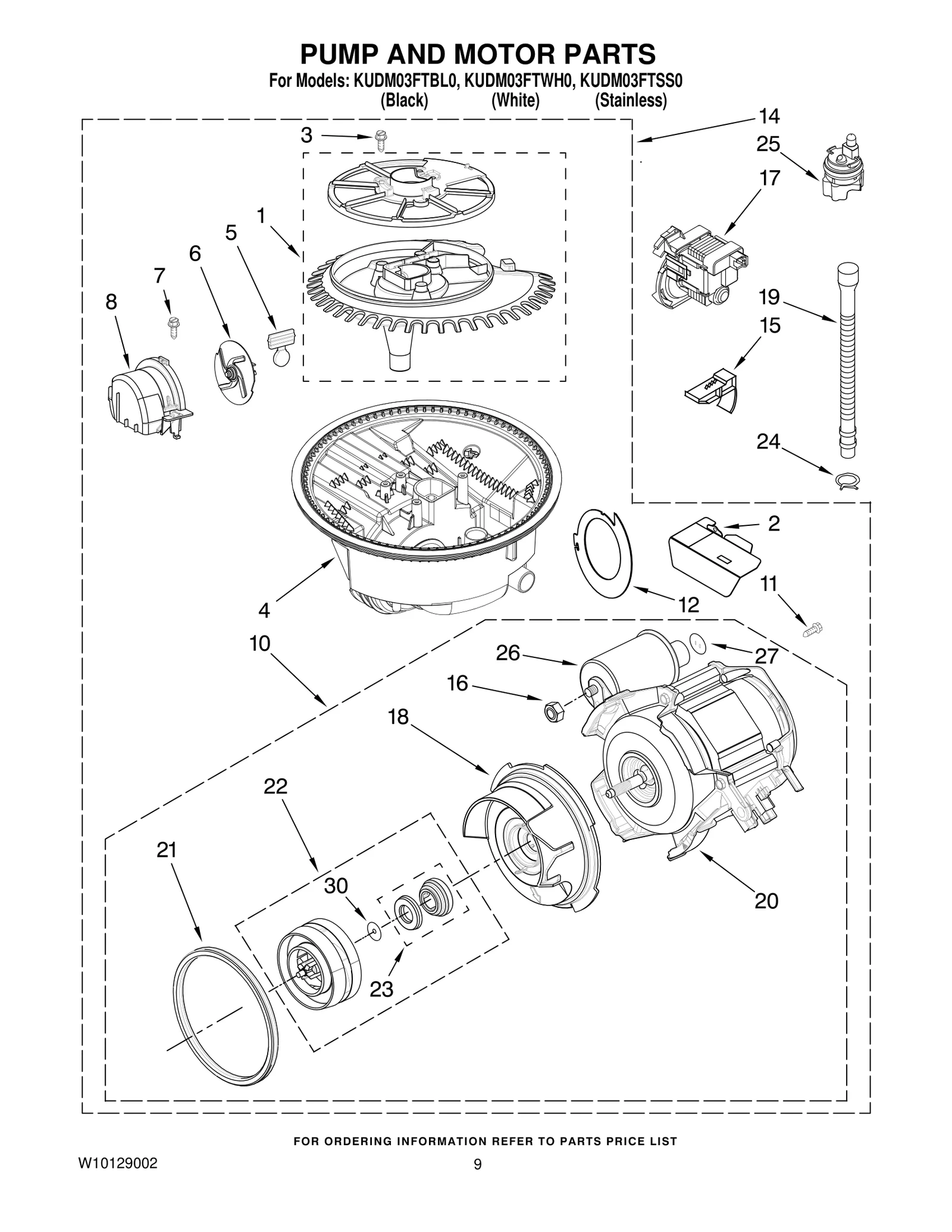 PUMP AND MOTOR PARTS