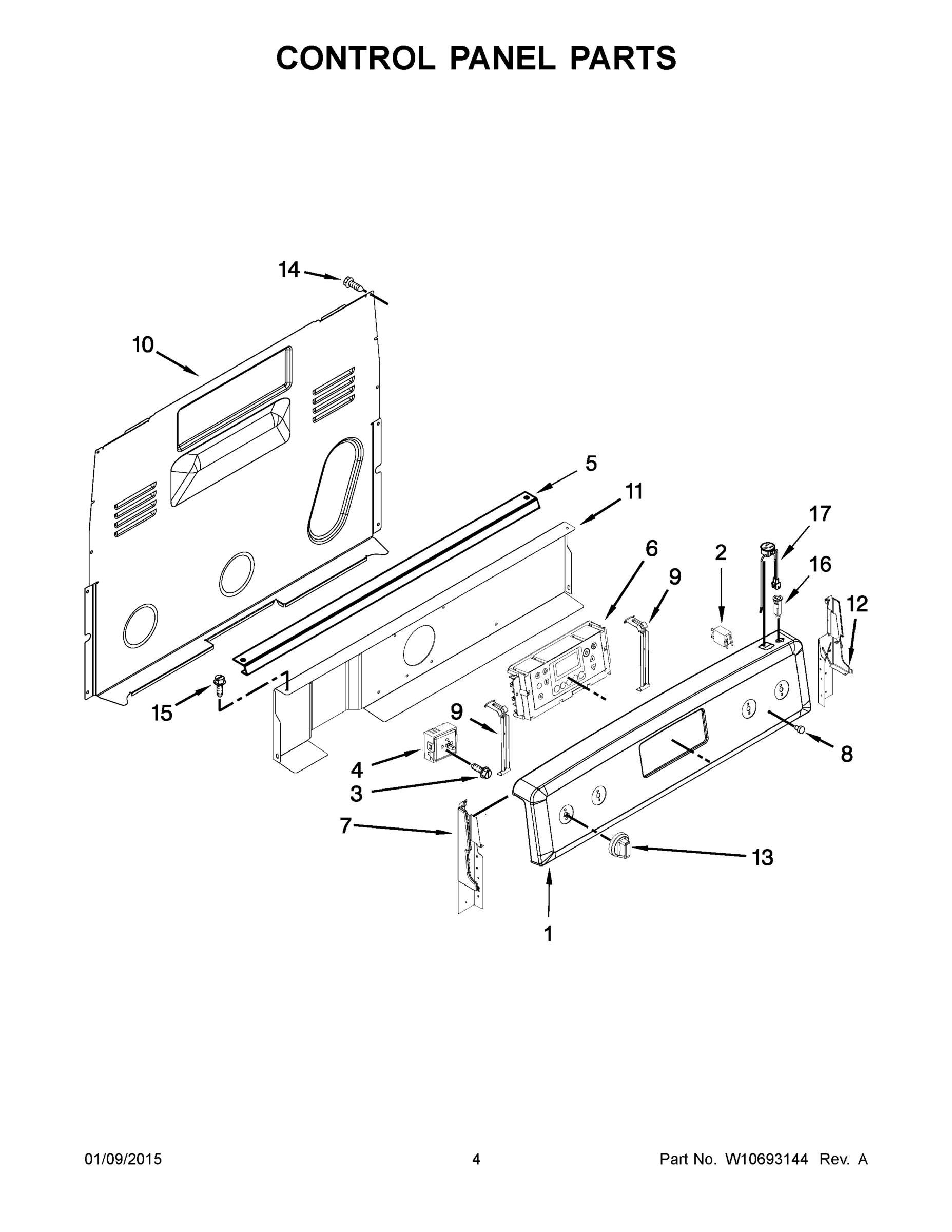 03 - CONTROL PANEL PARTS
