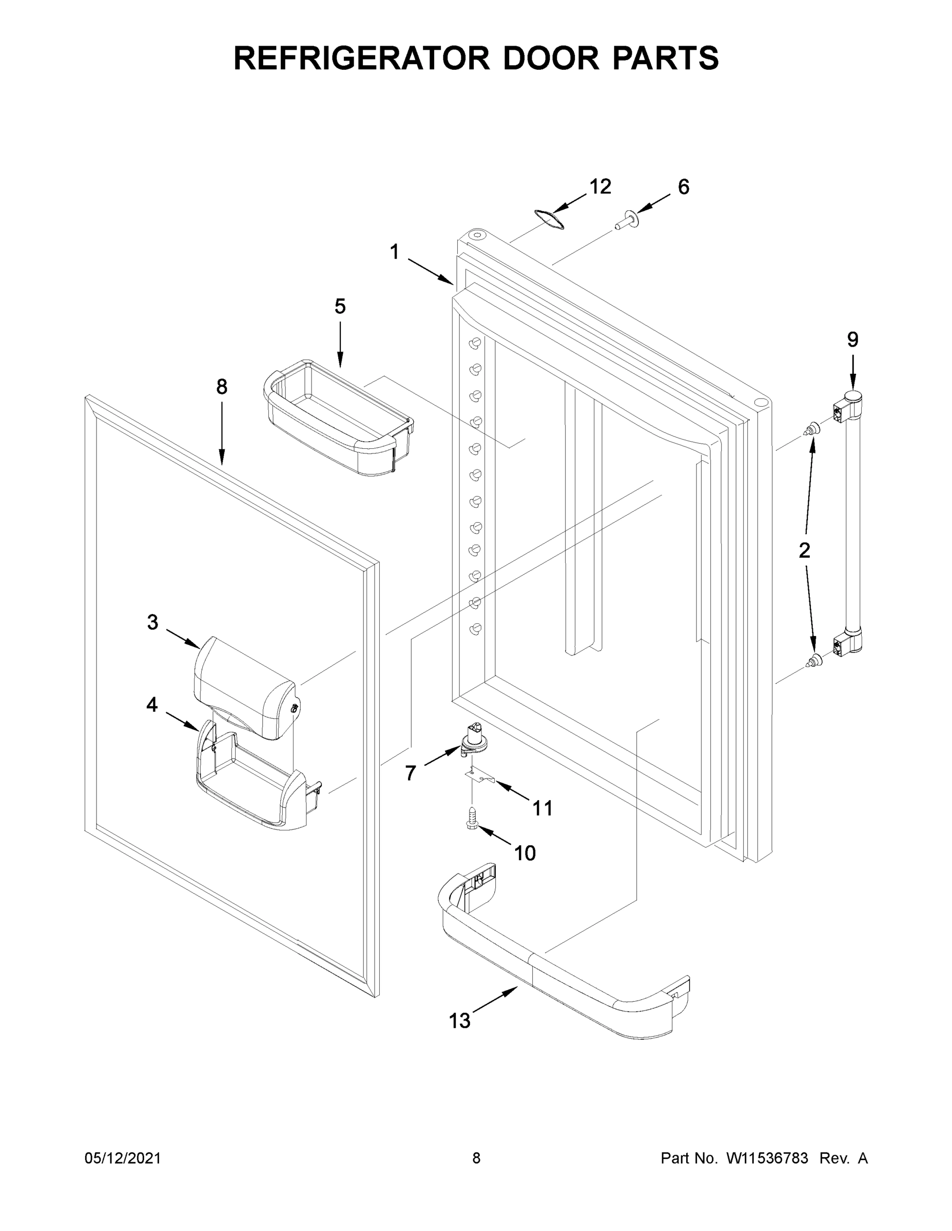 05 - REFRIGERATOR DOOR PARTS