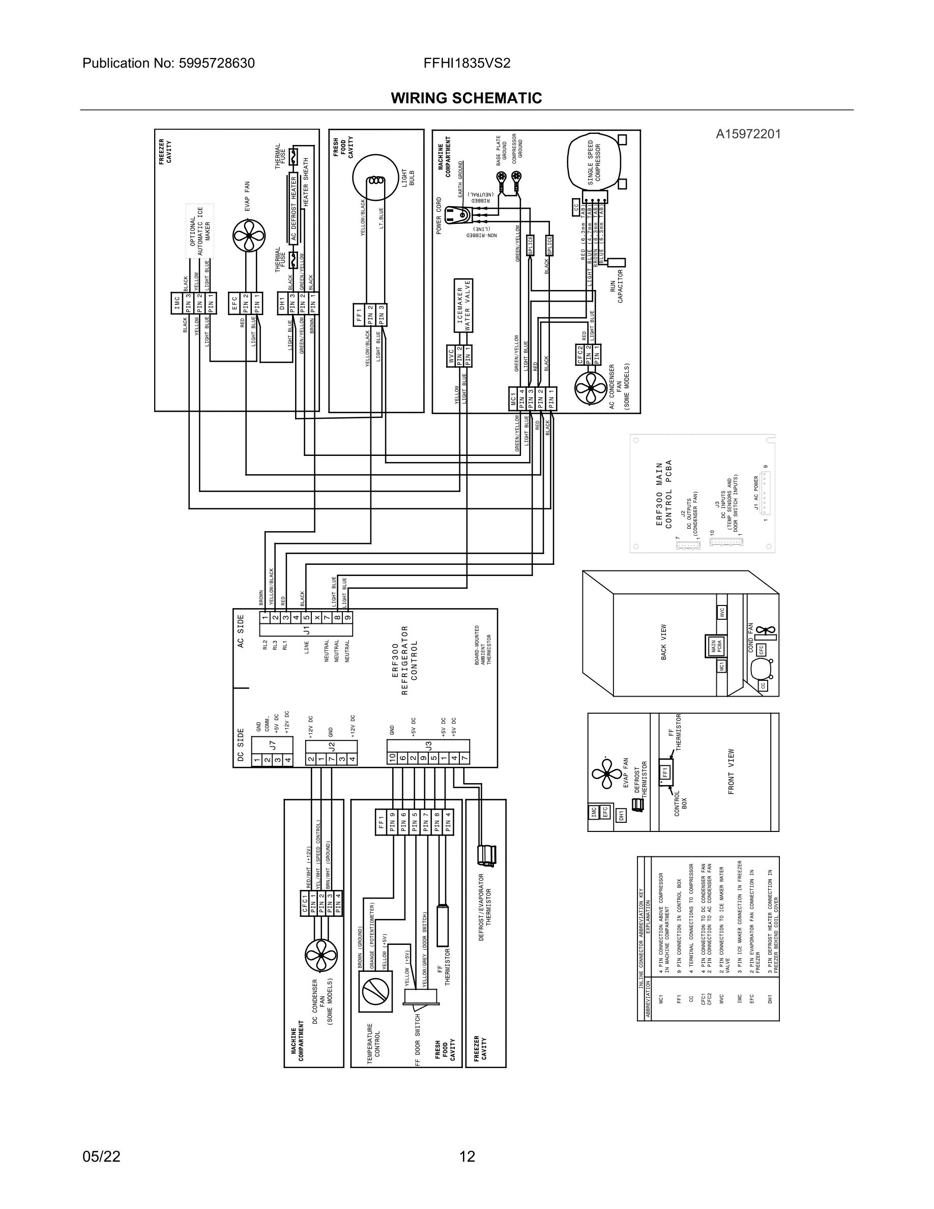 12 - WIRING SCHEMATIC