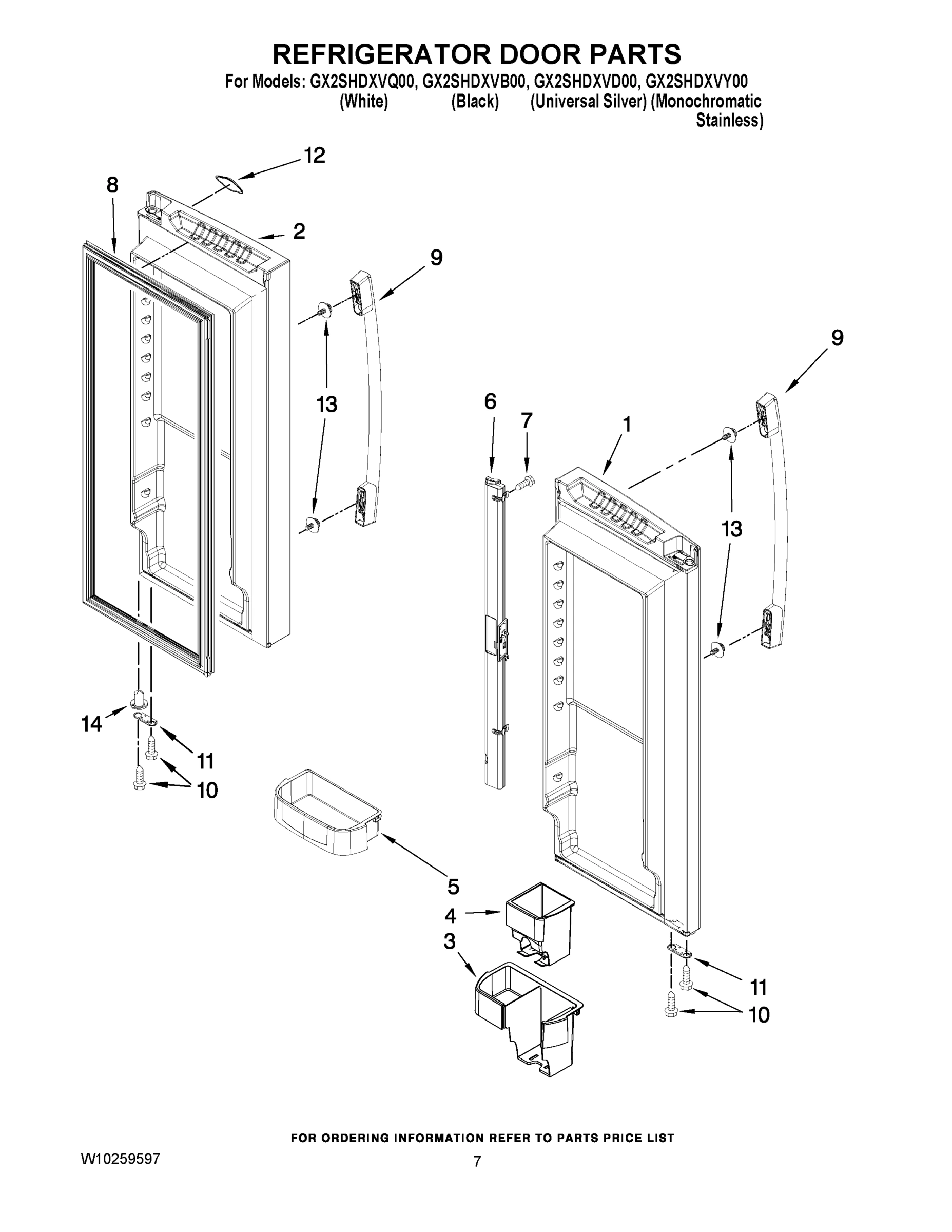 05 - REFRIGERATOR DOOR PARTS