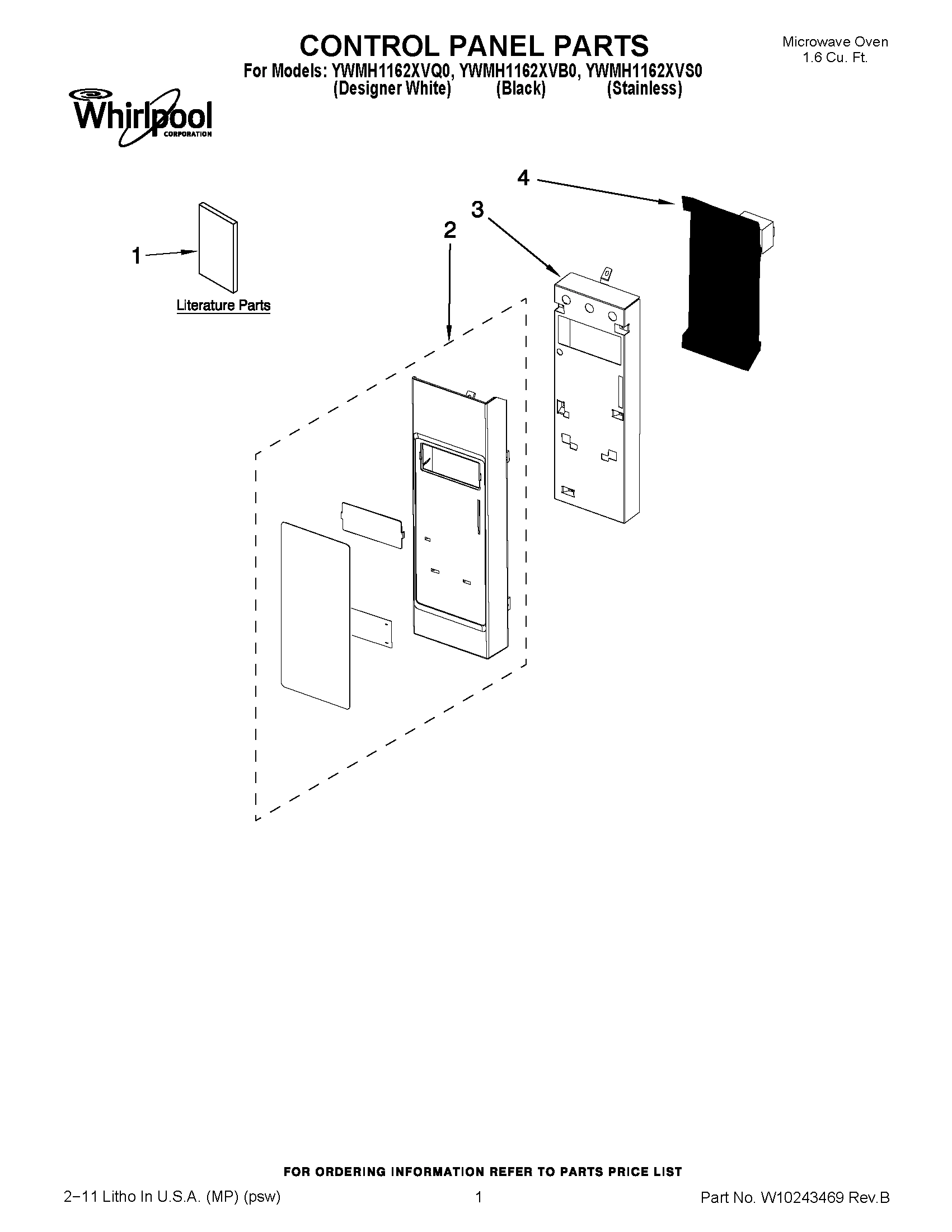 01 - CONTROL PANEL PARTS