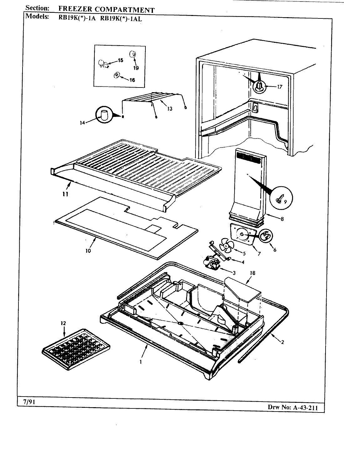 01 - FREEZER COMPARTMENT