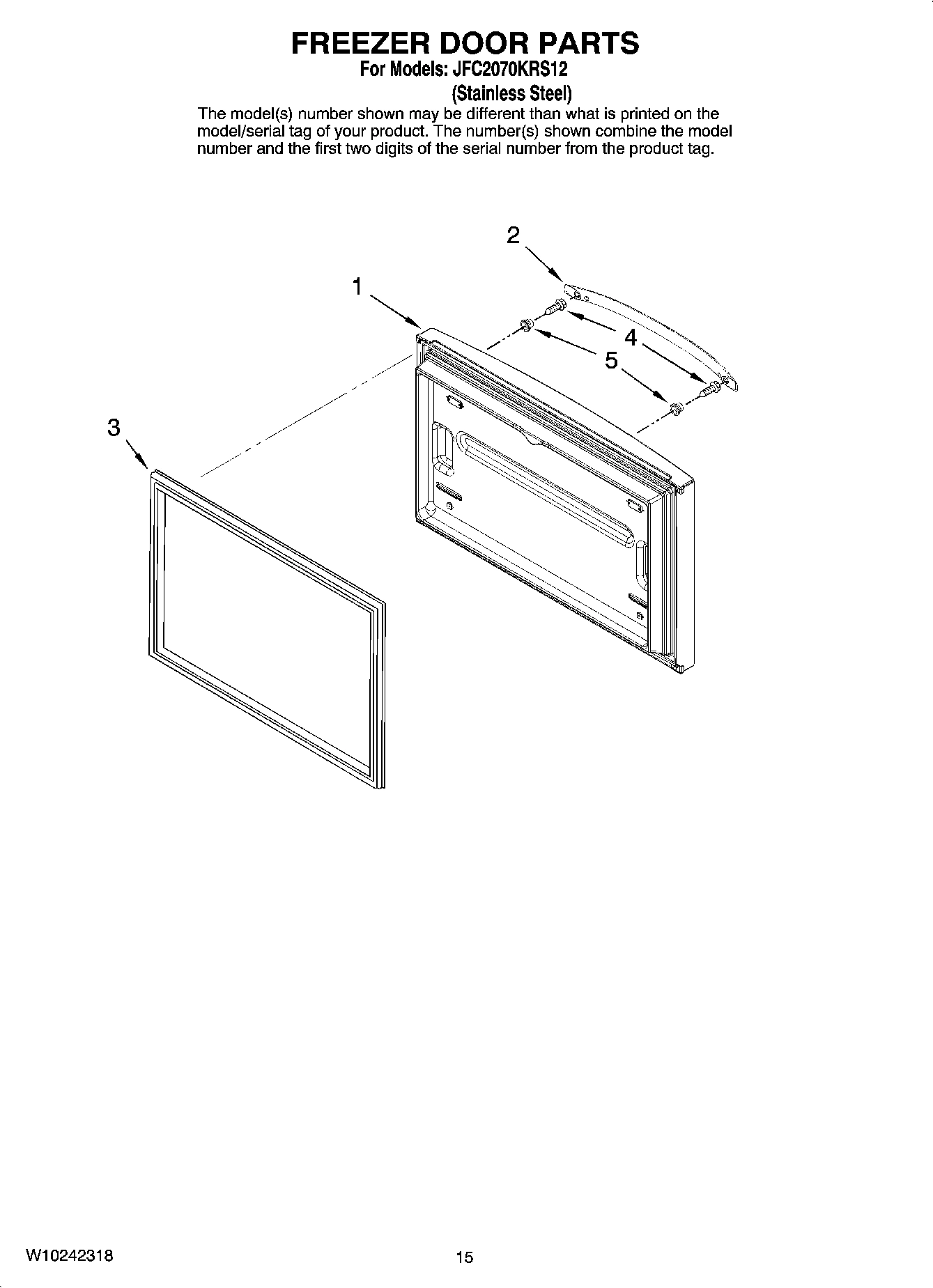 08 - FREEZER DOOR PARTS, OPTIONAL PARTS