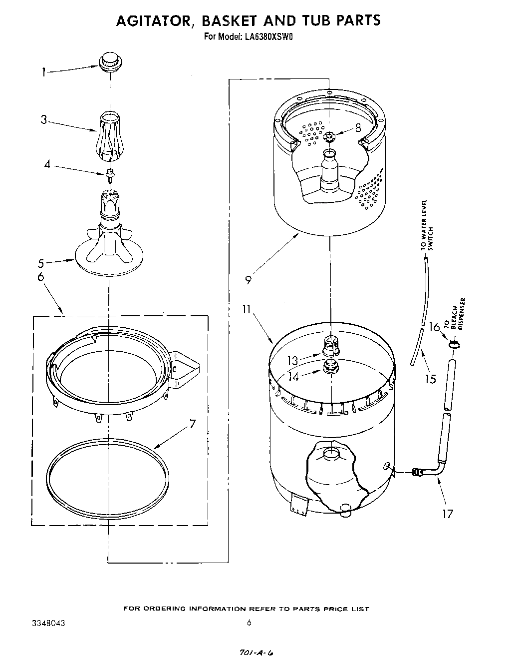05 - AGITATOR, BASKET AND TUB