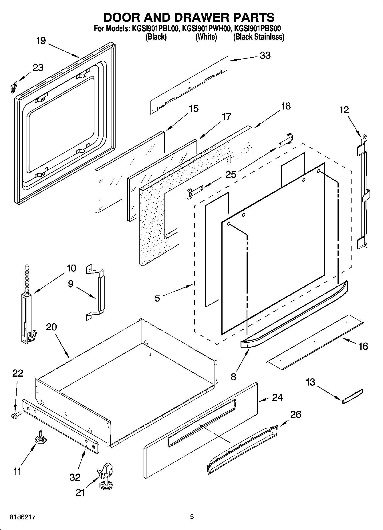 04 - DOOR AND DRAWER PARTS
