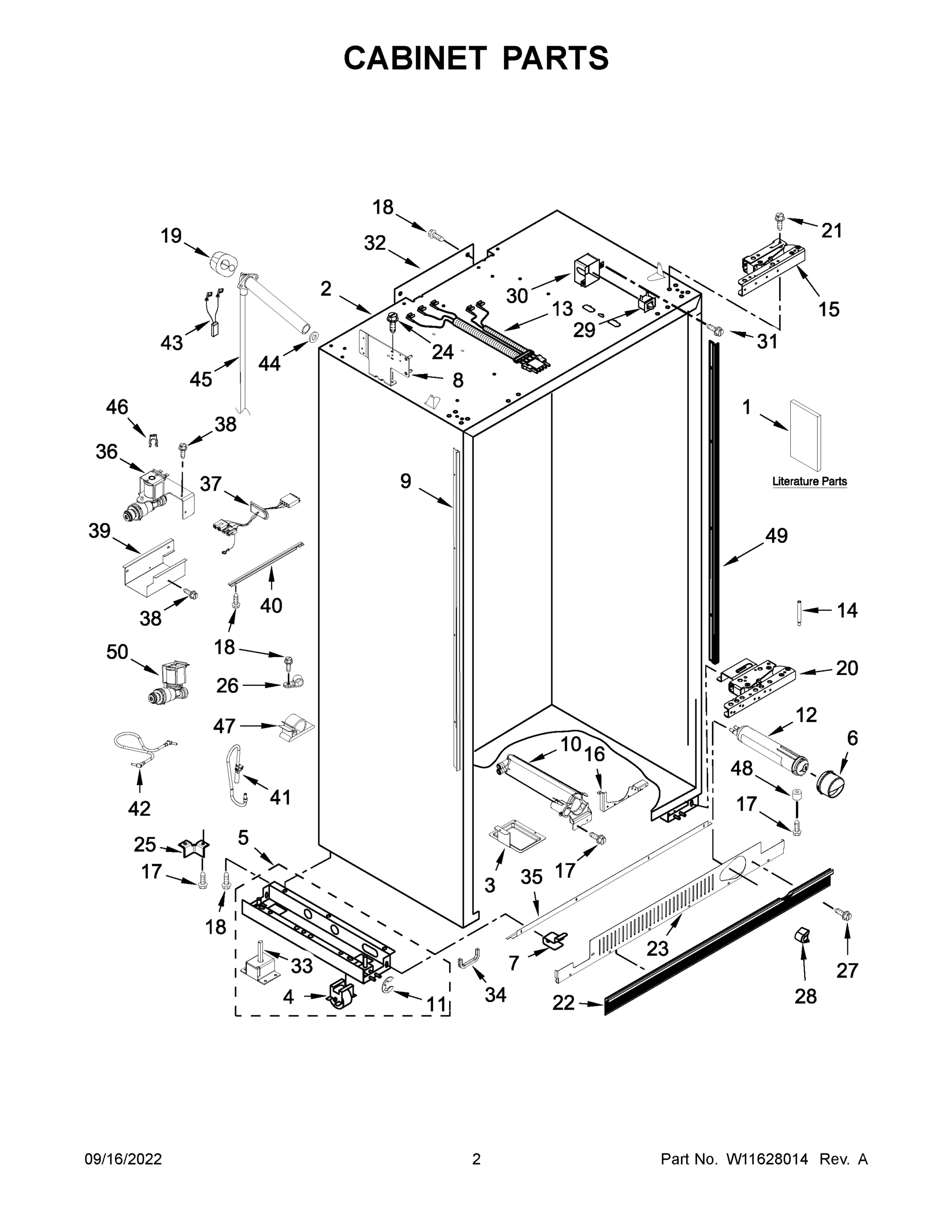 02 - CABINET PARTS
