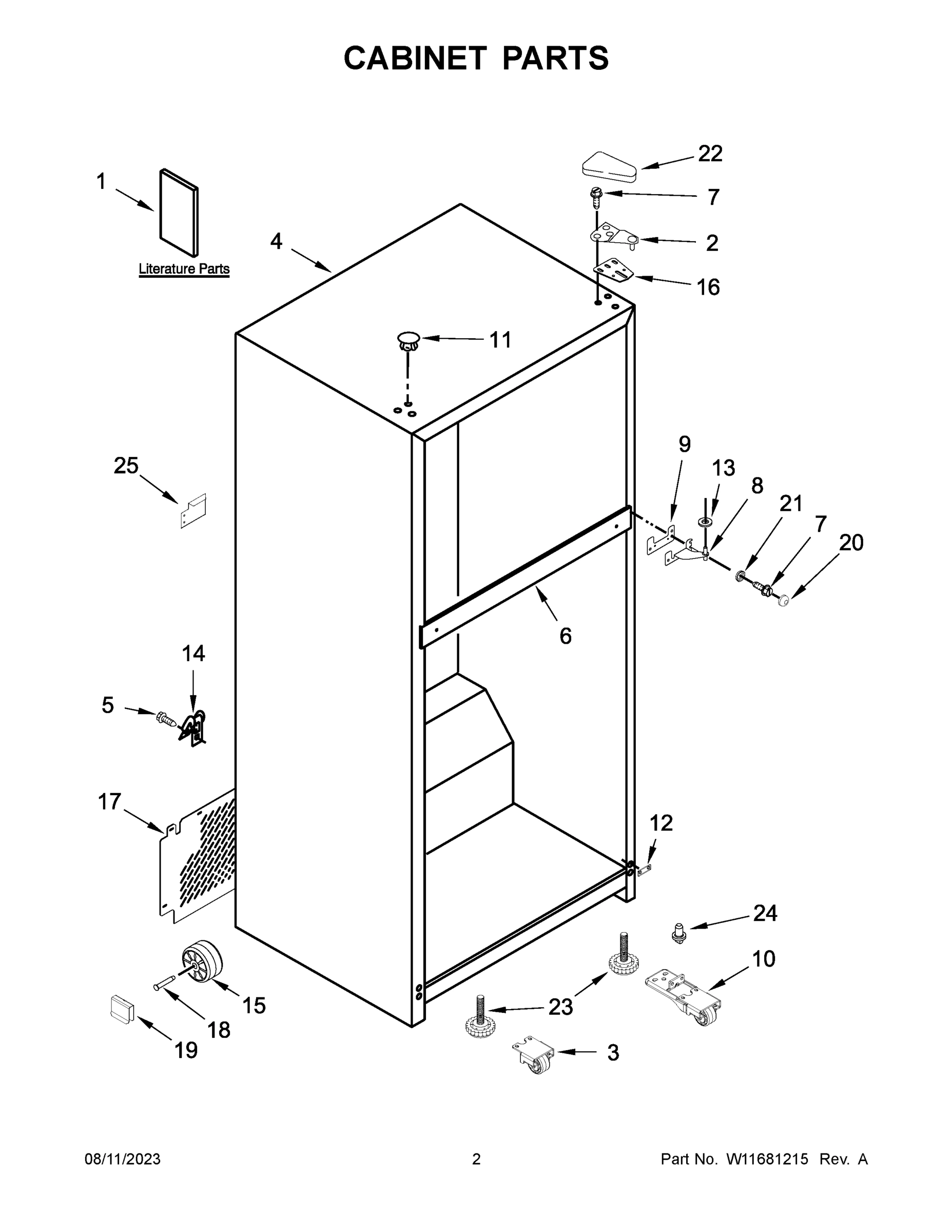 02 - CABINET PARTS