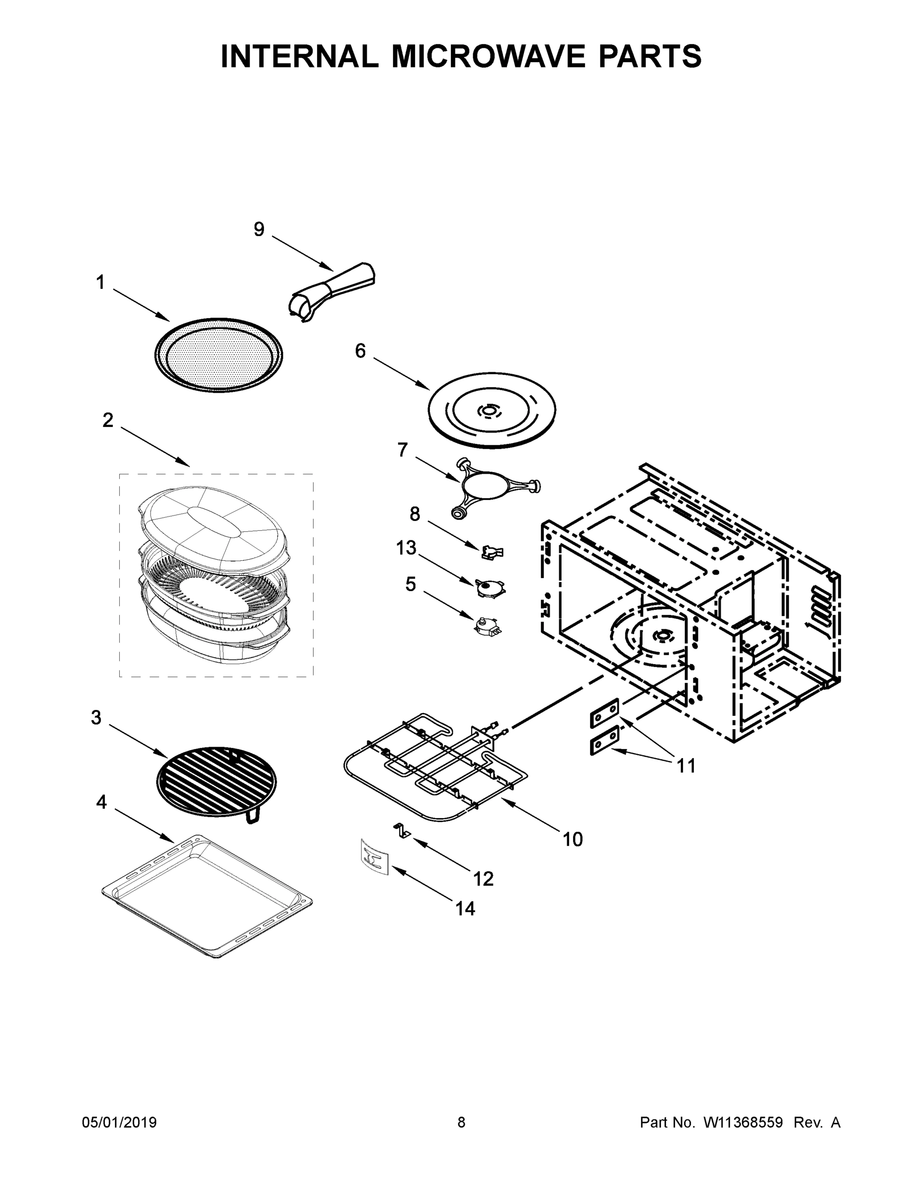 05 - INTERNAL MICROWAVE PARTS