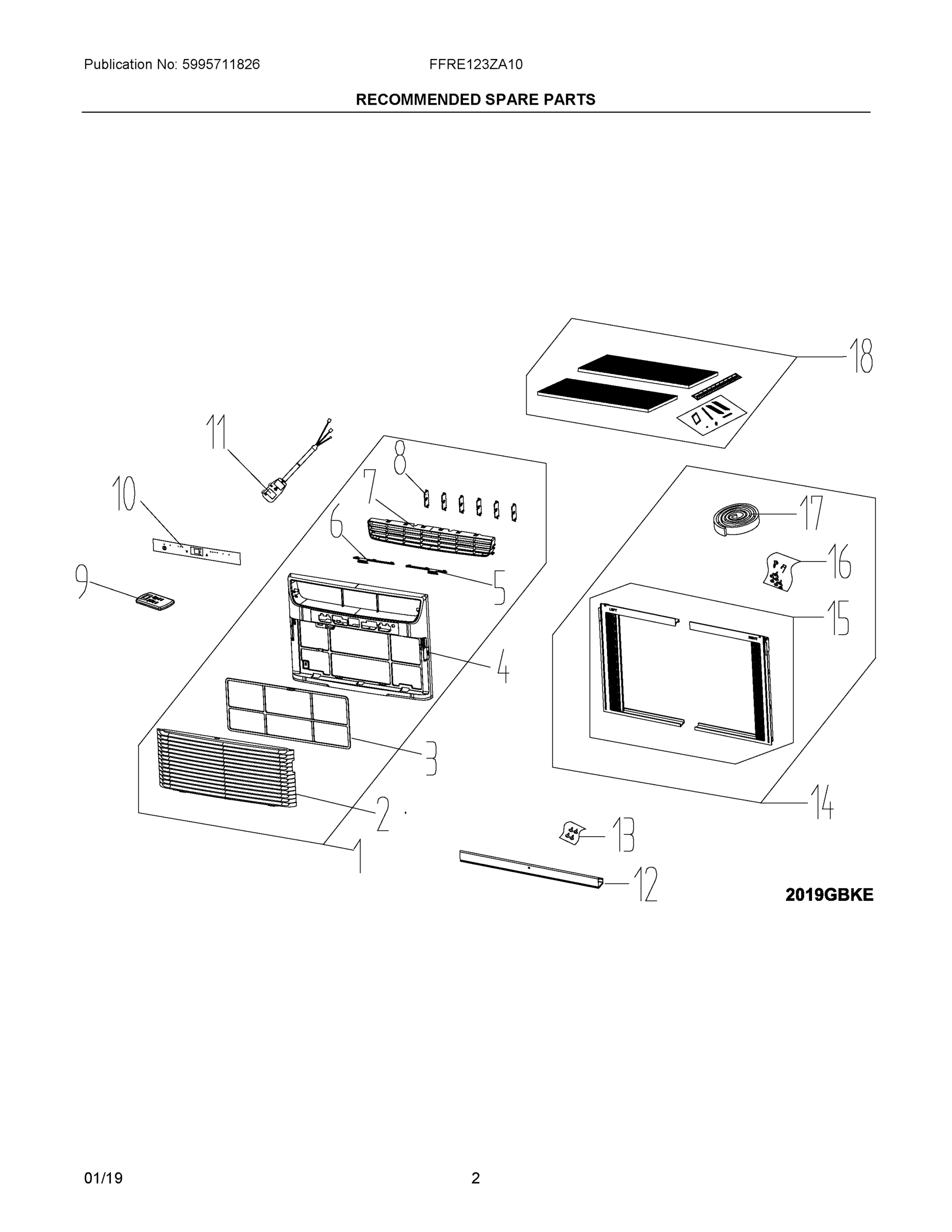 02 - RECOMMENDED SPARE PARTS