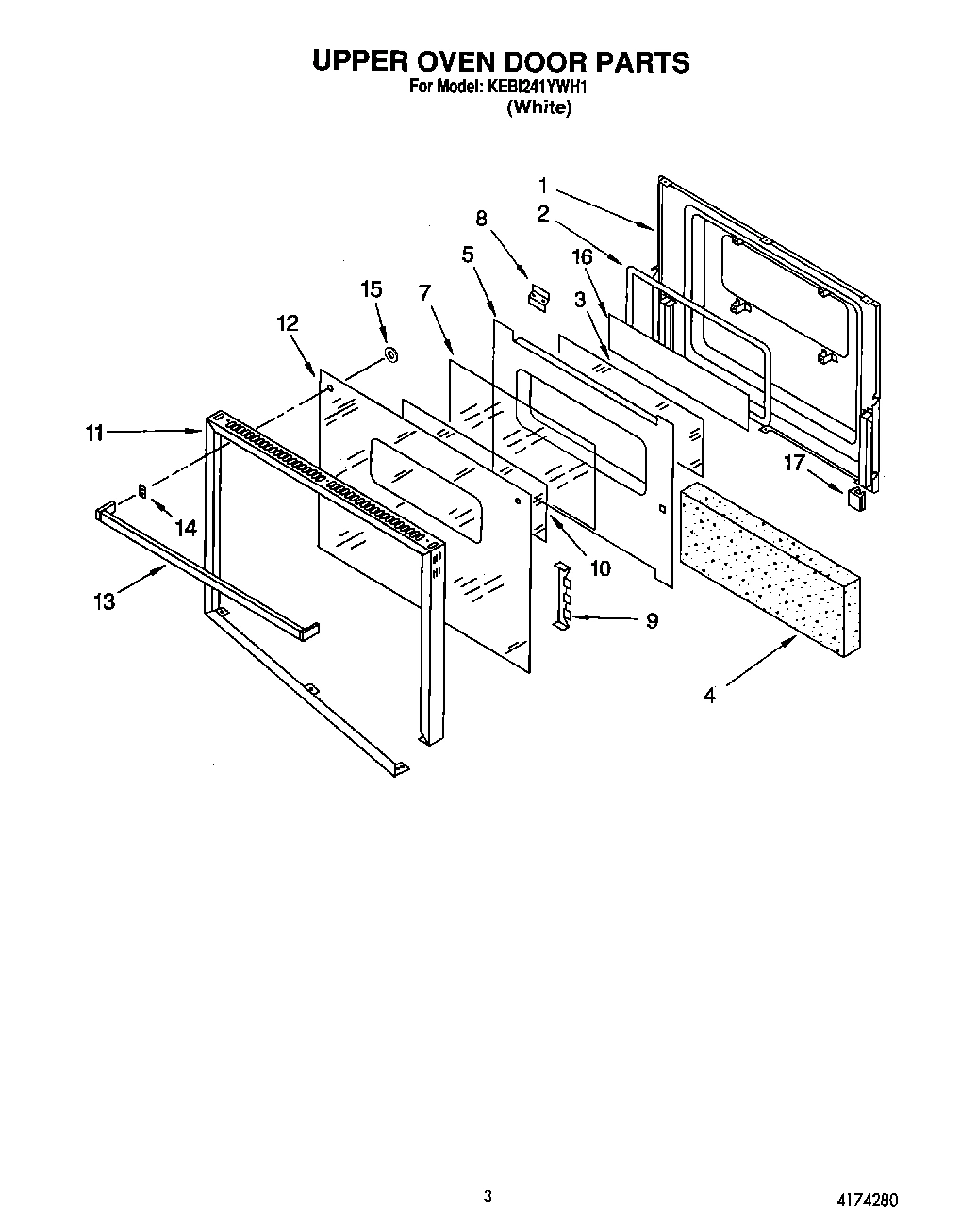02 - UPPER OVEN DOOR
