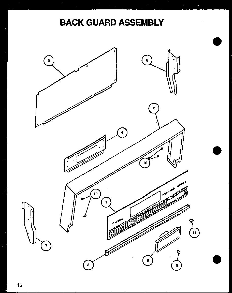 01 - BACK GUARD ASSY