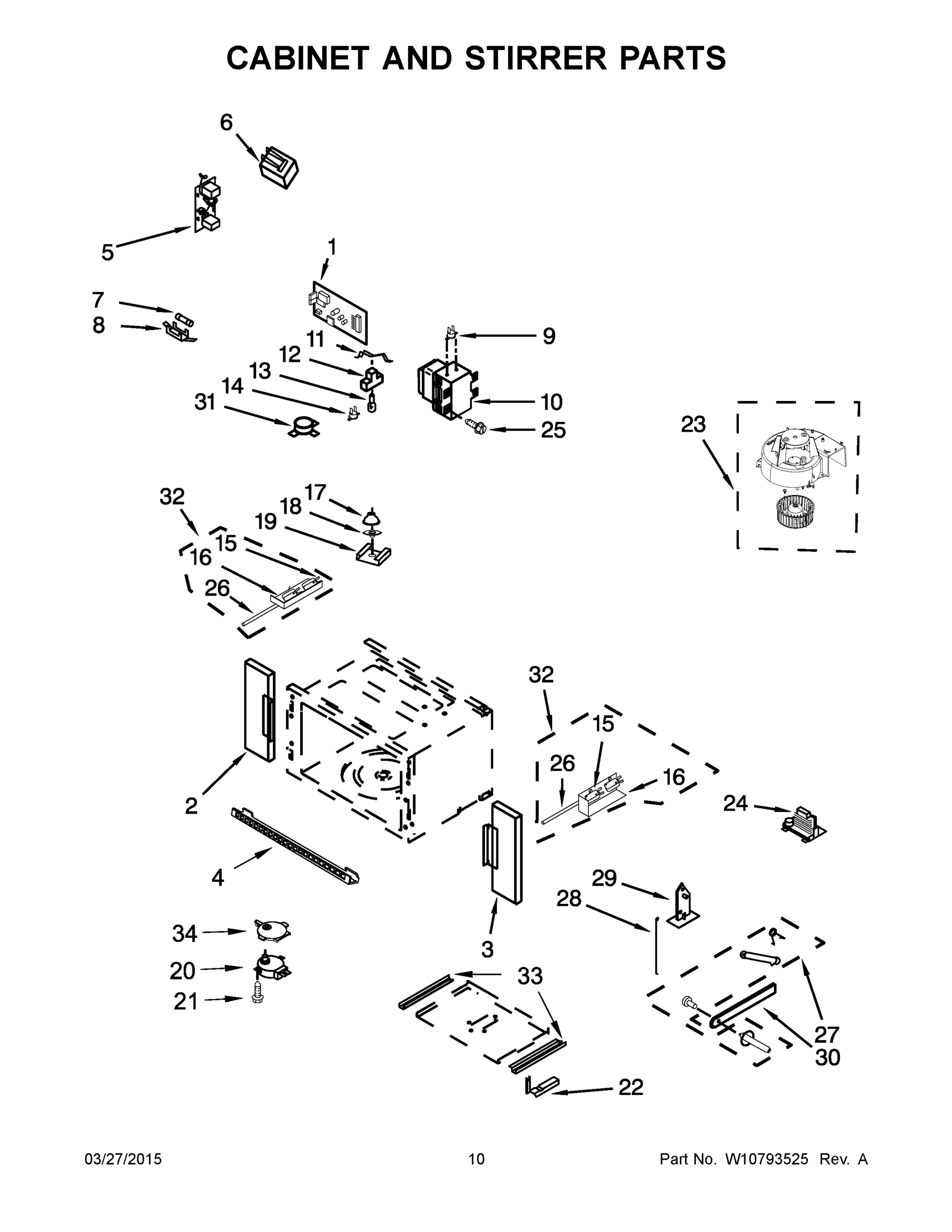 06 - CABINET AND STIRRER PARTS