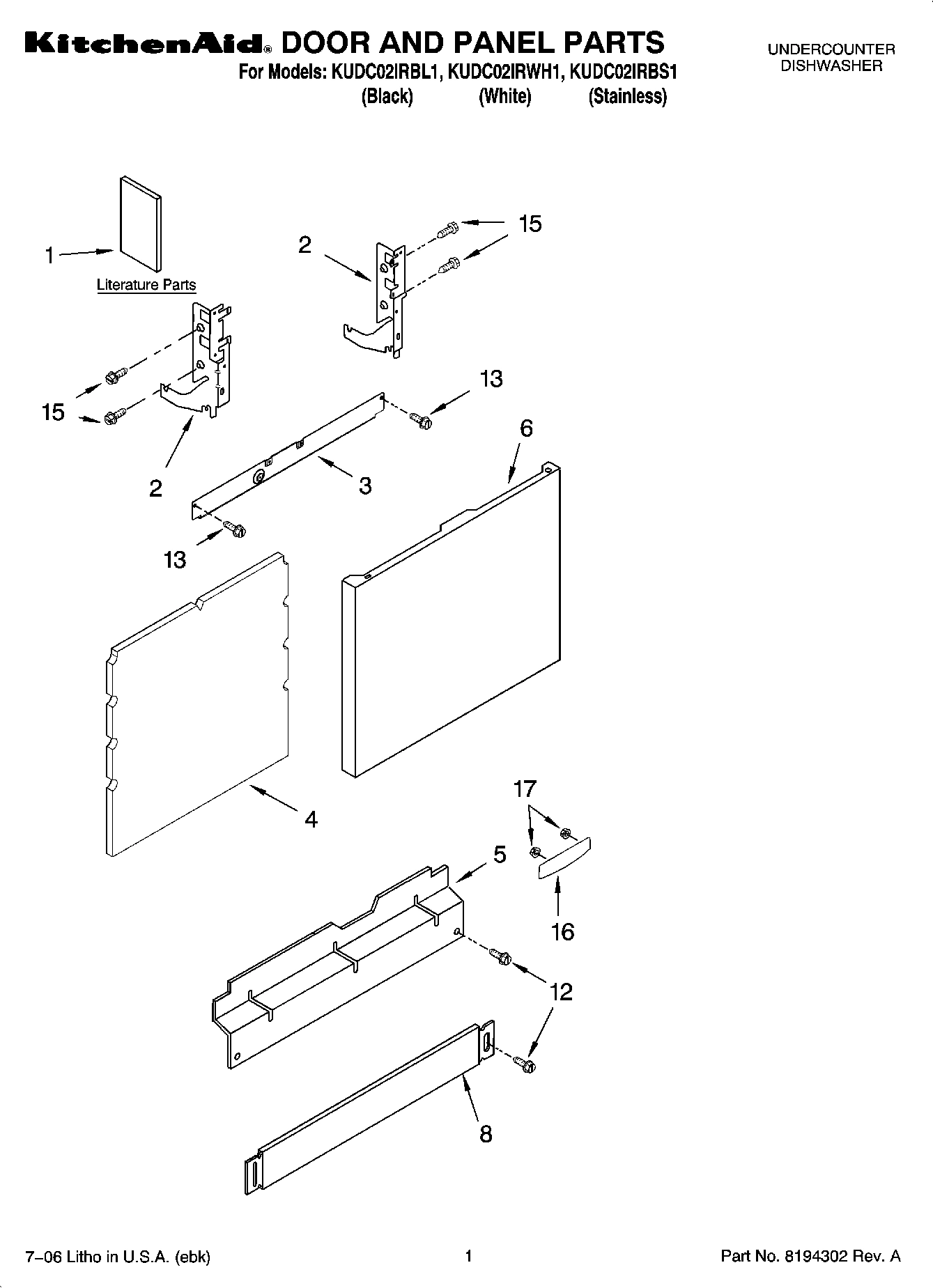 01 - DOOR AND PANEL PARTS