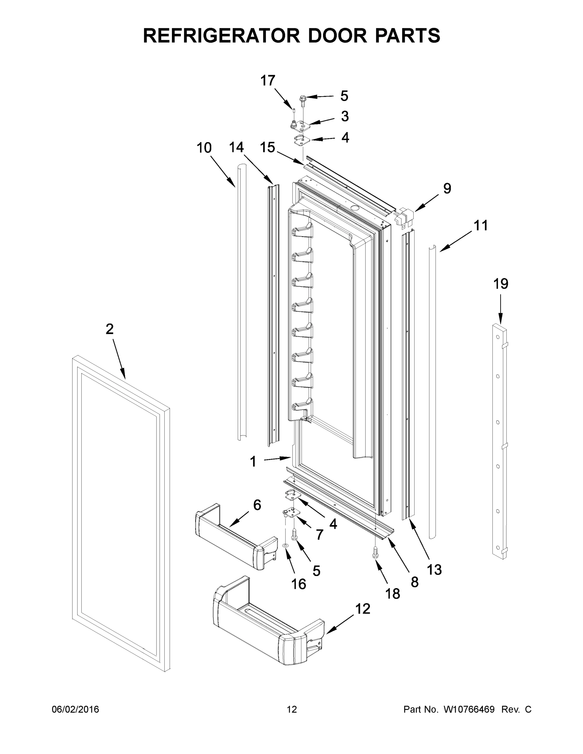 07 - REFRIGERATOR DOOR PARTS