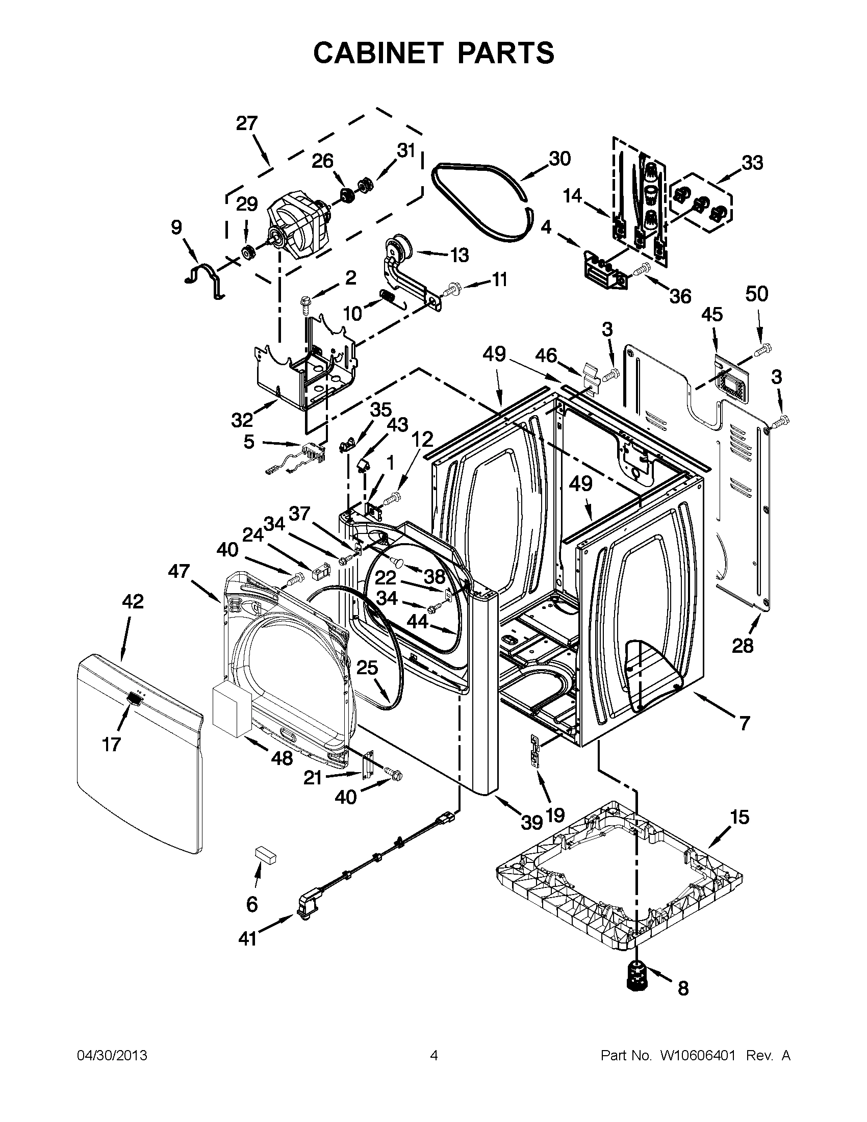 02 - CABINET PARTS