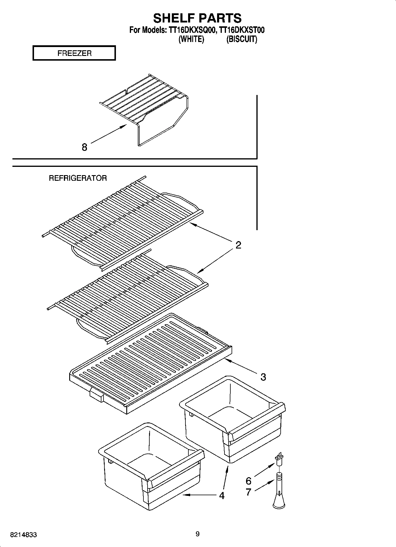 05 - SHELF PARTS, OPTIONAL PARTS