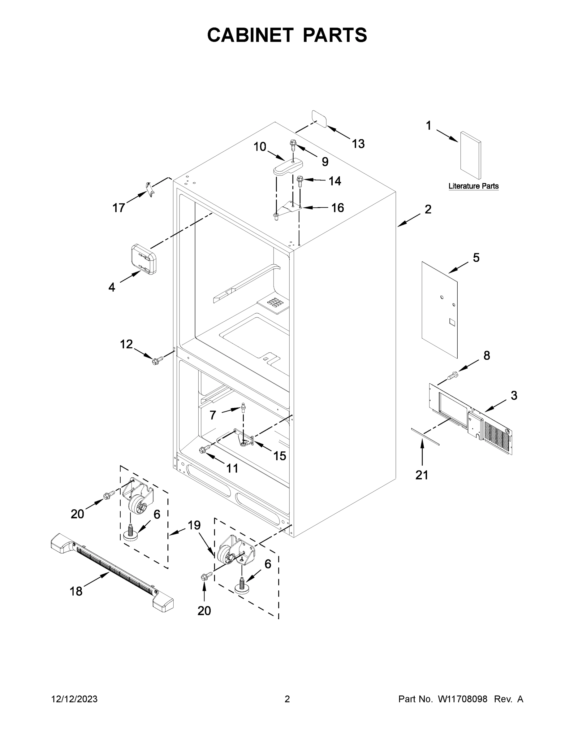 02 - CABINET PARTS