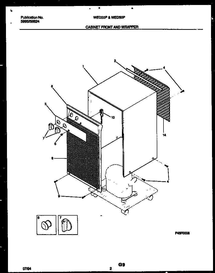 02 - CABINET FRONT AND WRAPPER
