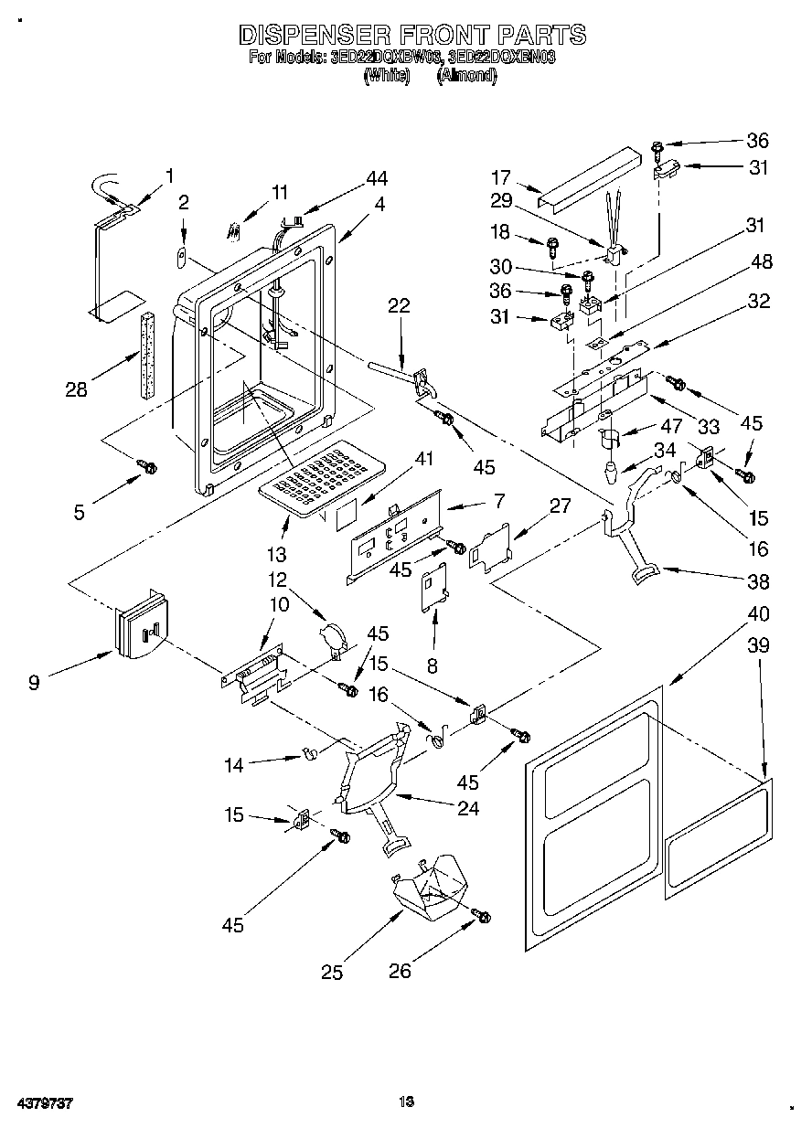 08 - DISPENSER FRONT