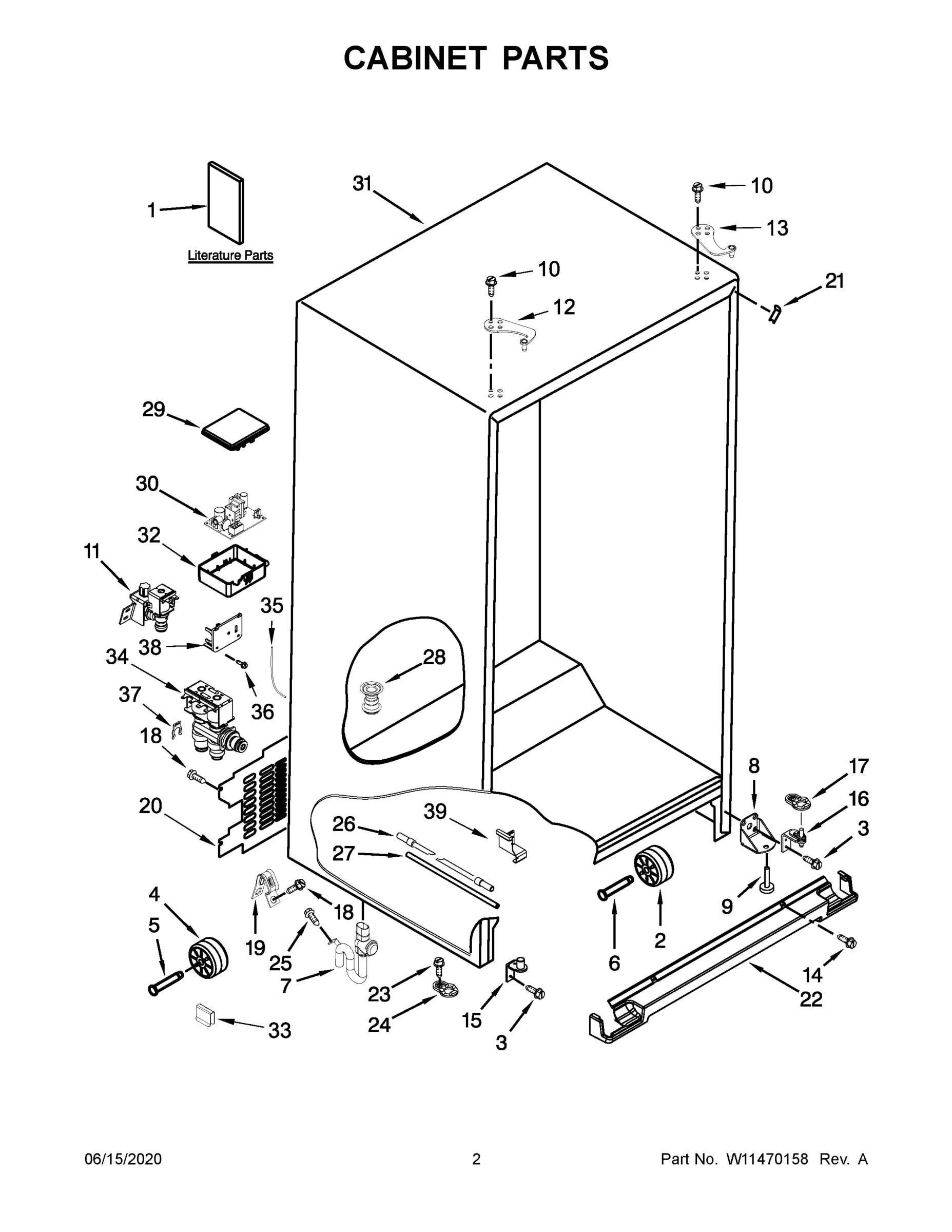 02 - CABINET PARTS