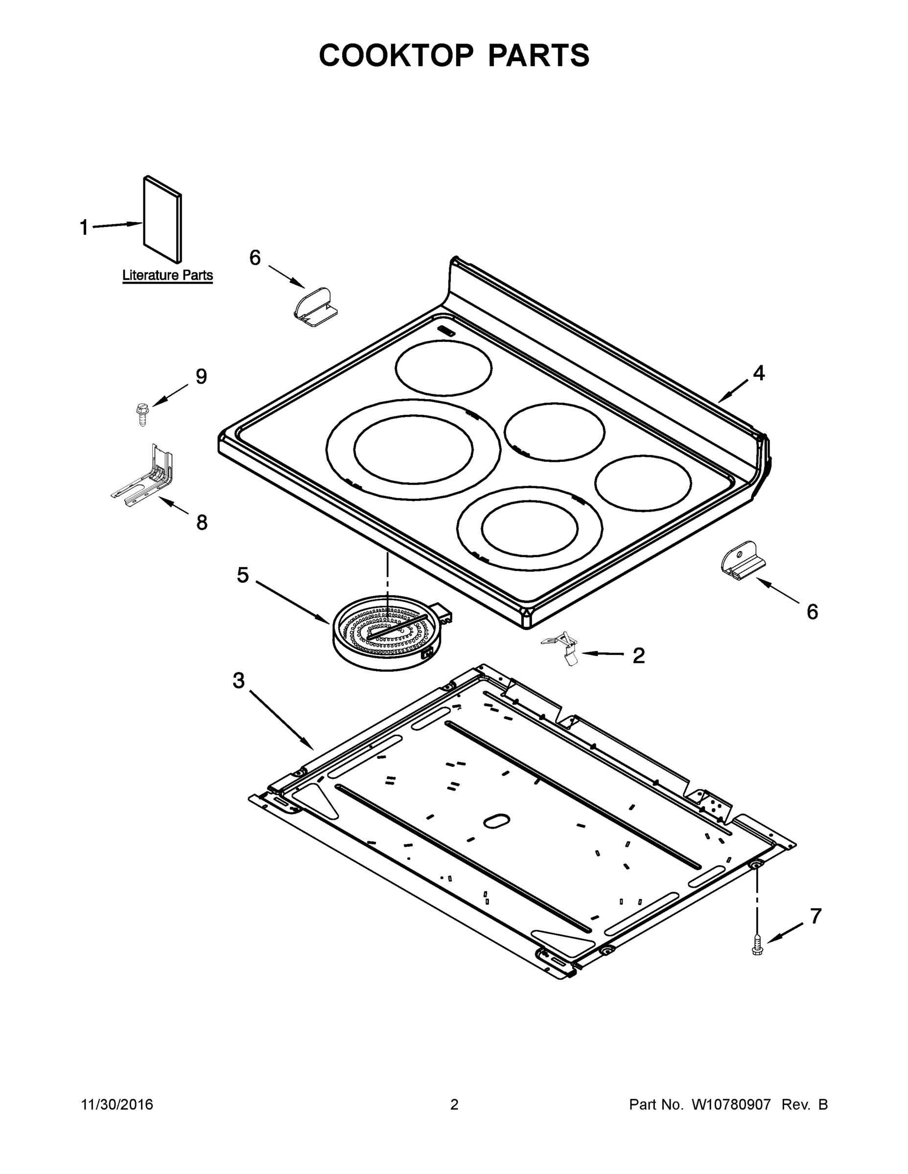 02 - COOKTOP PARTS