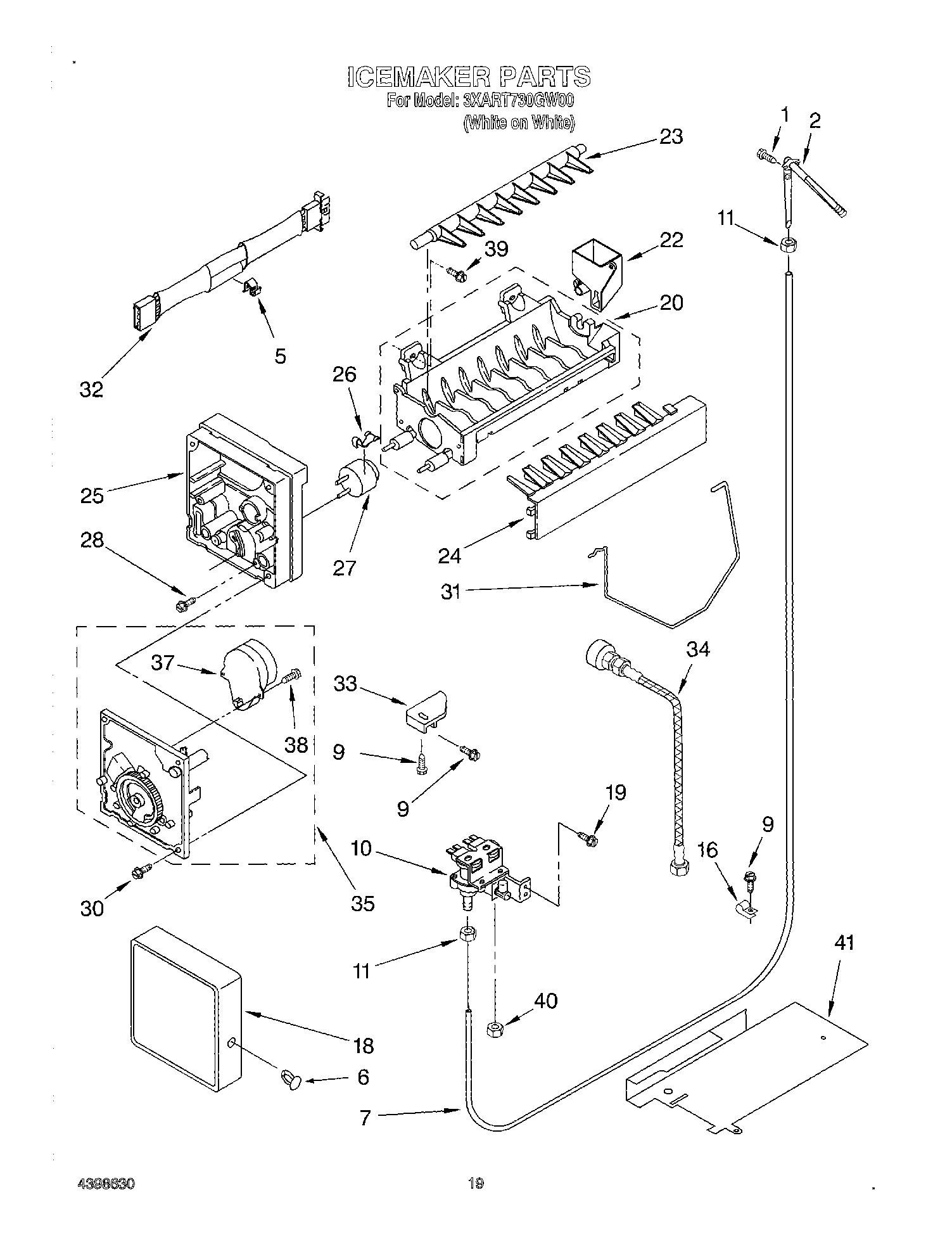 11 - ICE MAKER, OPTIONAL