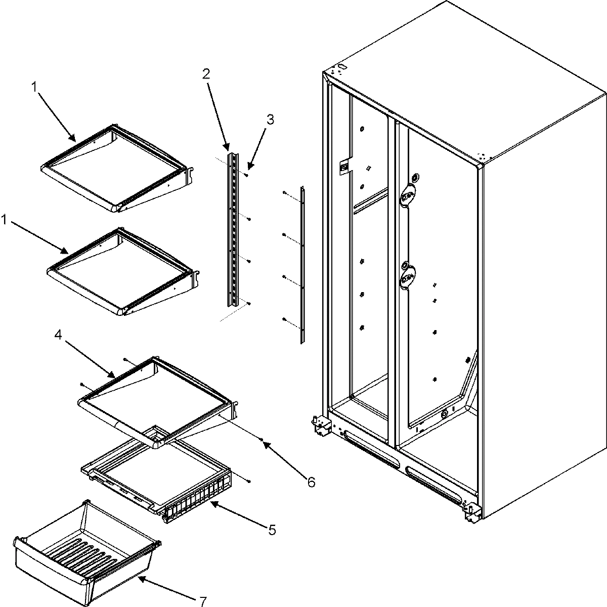 16 - REFRIGERATOR SHELVES