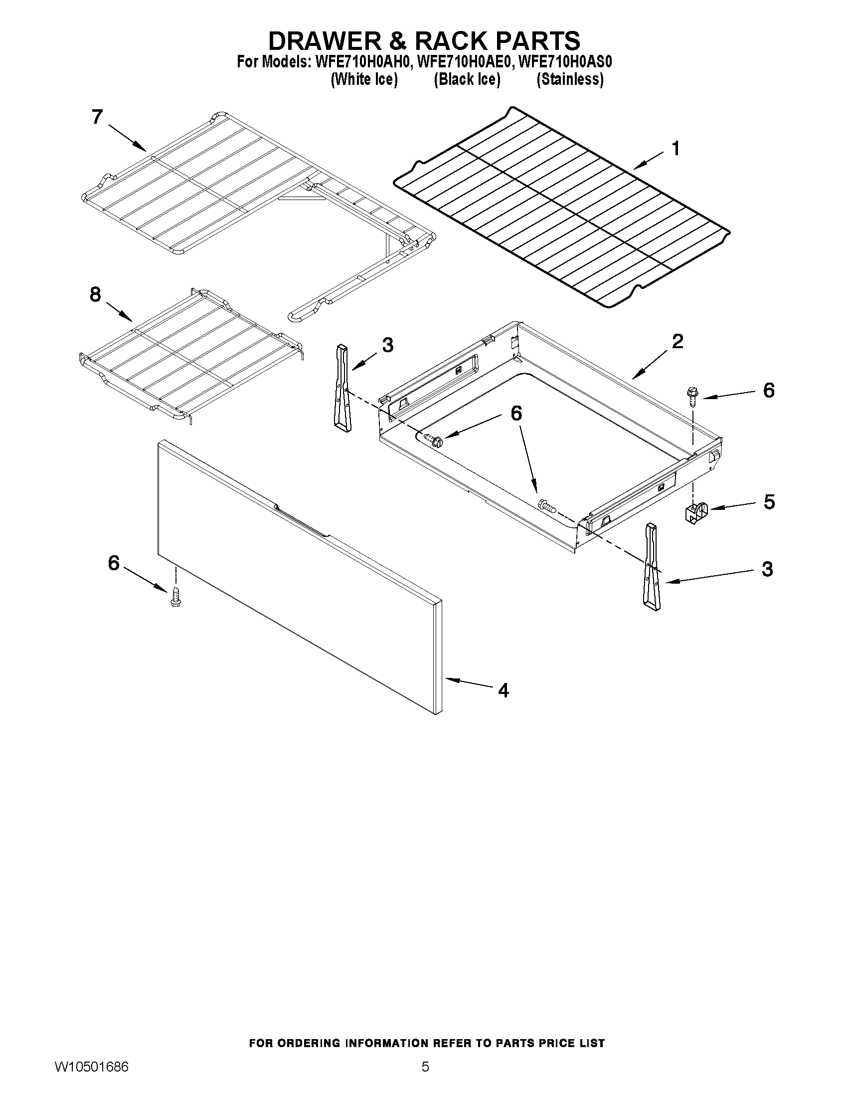 04 - DRAWER & RACK PARTS