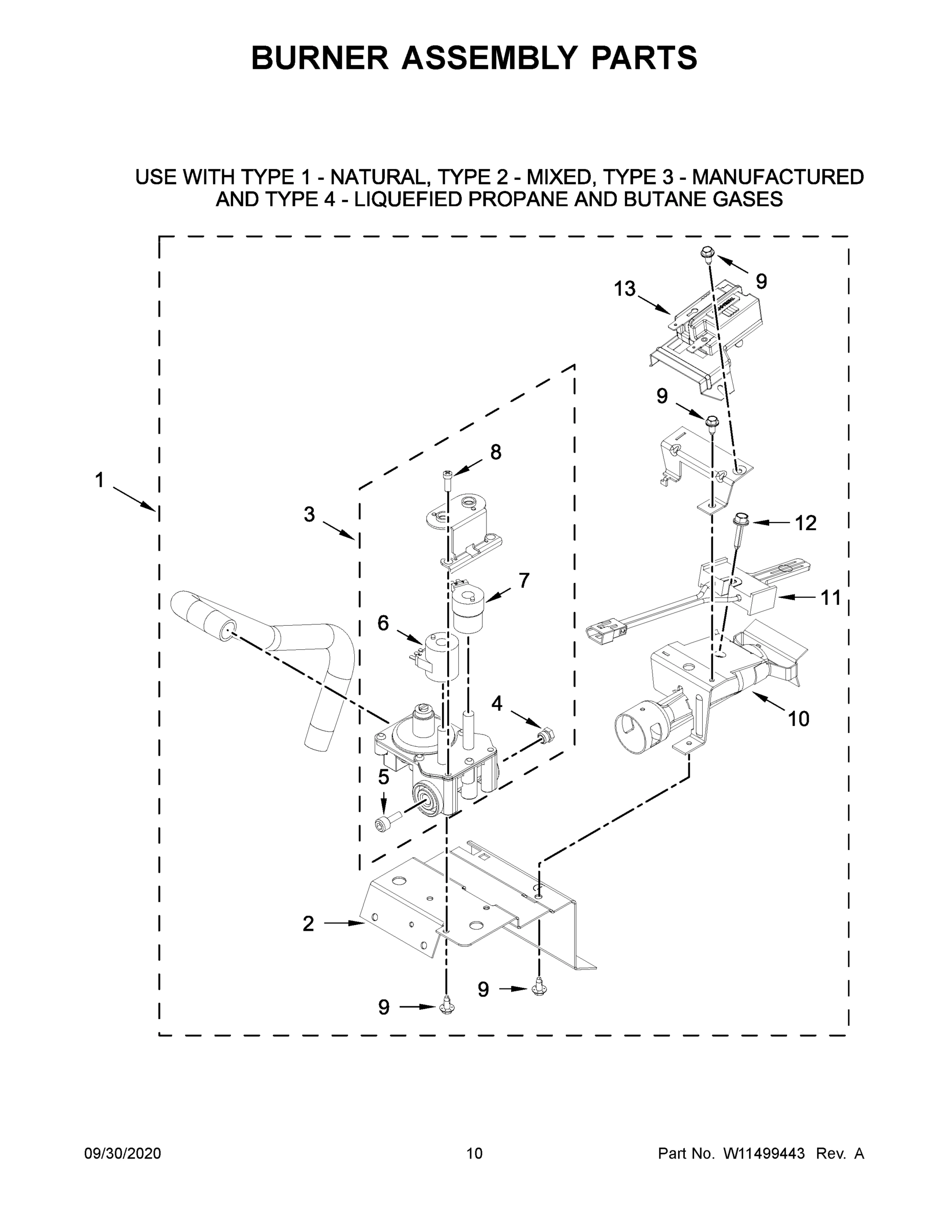 06 - BURNER ASSEMBLY PARTS