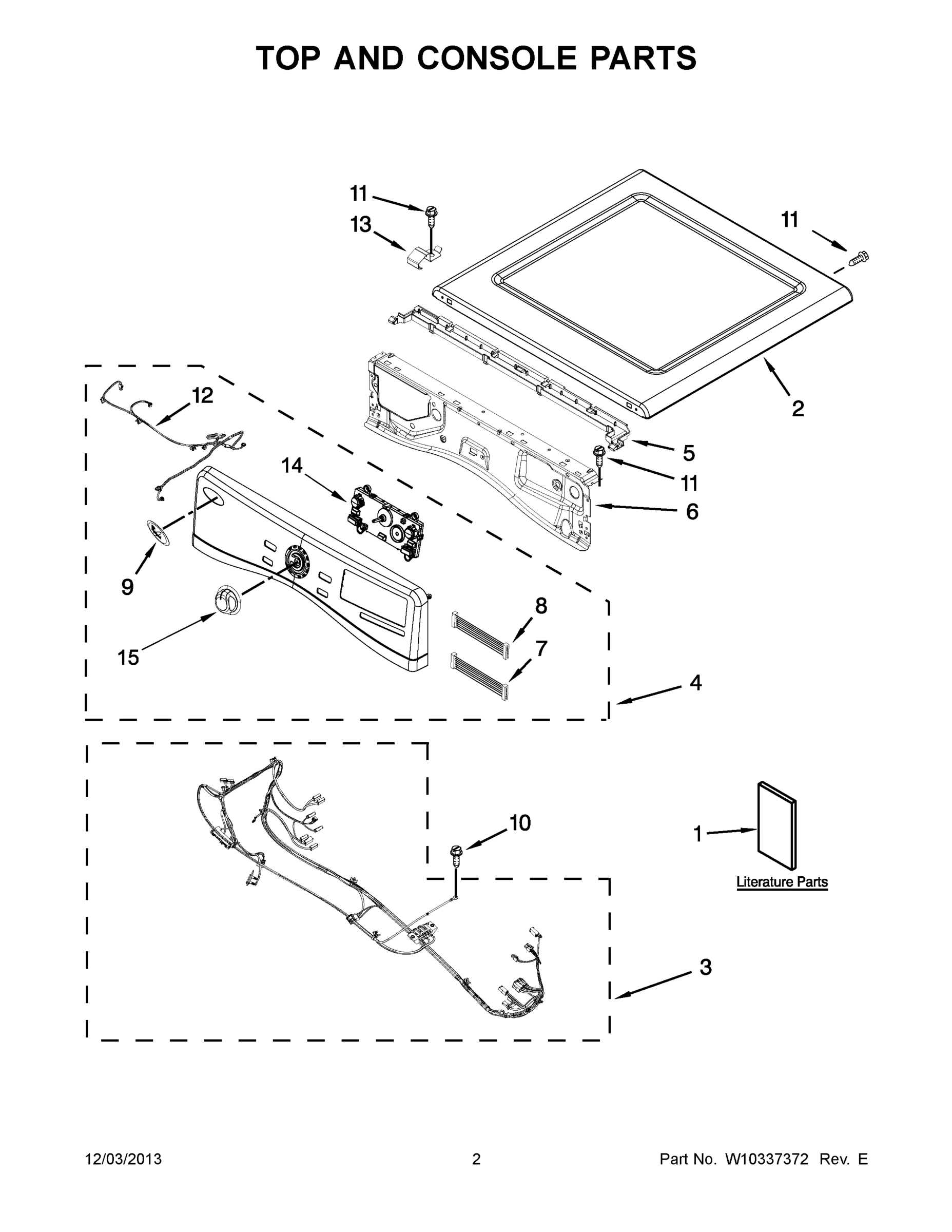 02 - TOP AND CONSOLE PARTS