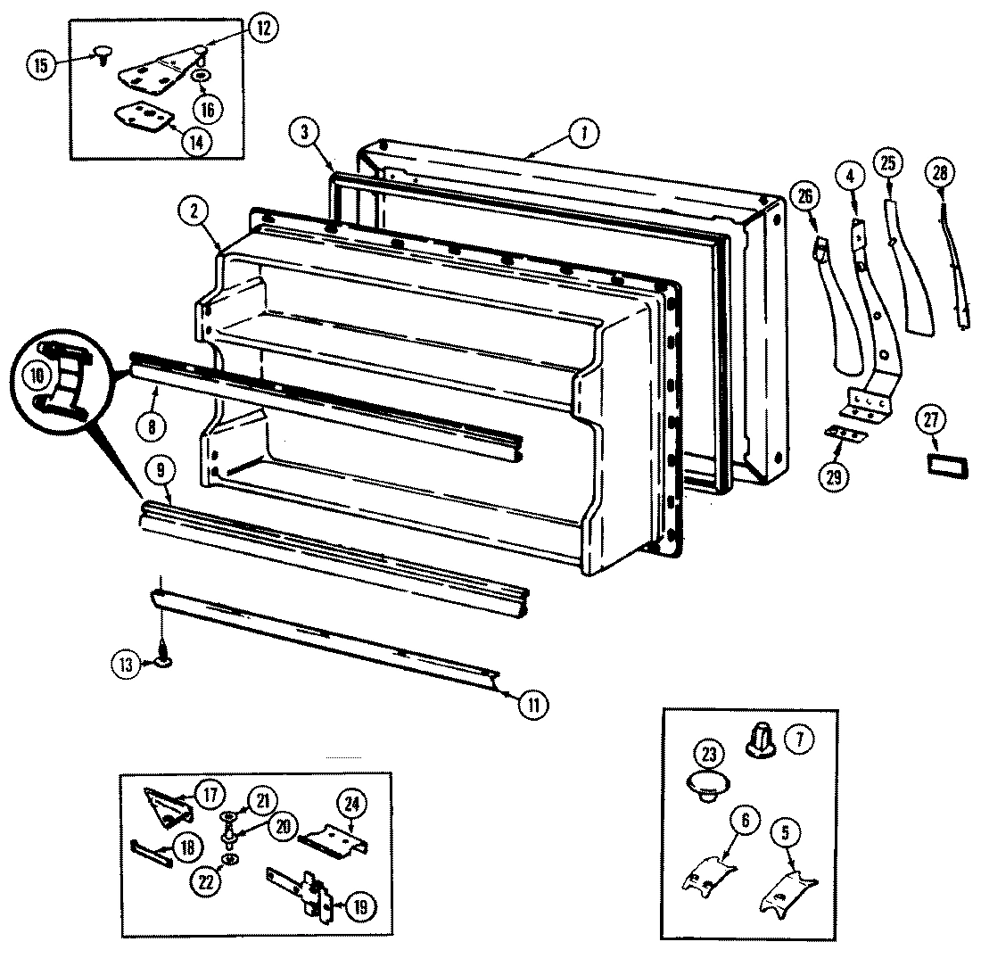 02 - FREEZER DOOR