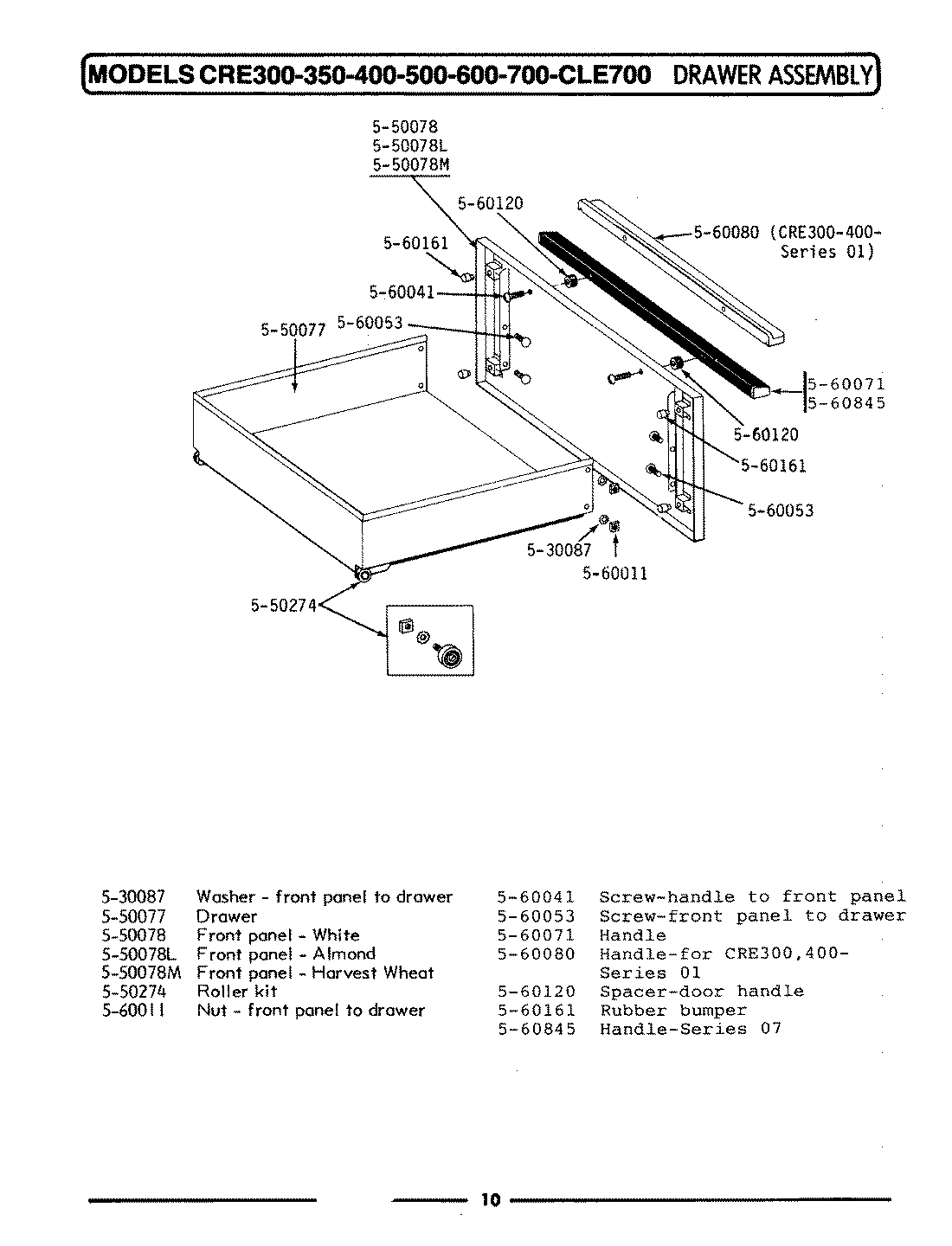 02 - DRAWER ASSEMBLY