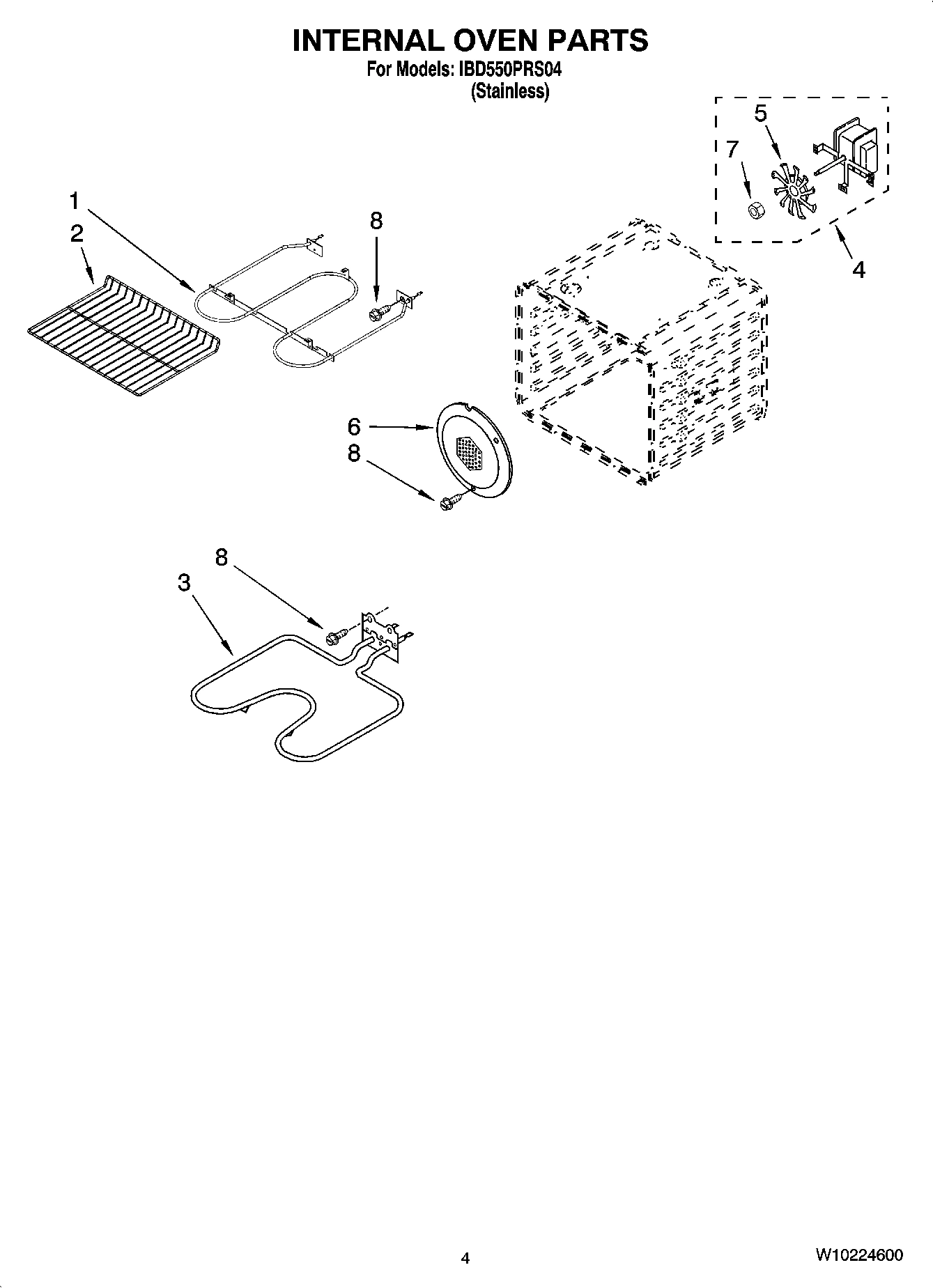 03 - INTERNAL OVEN PARTS