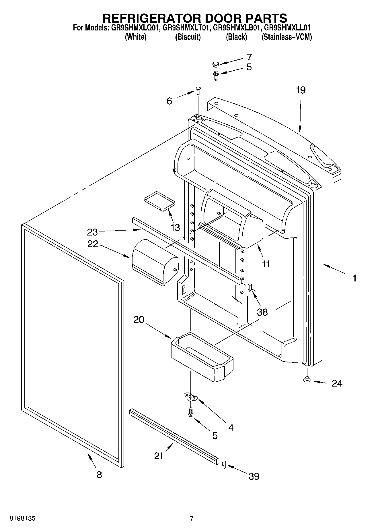 04 - REFRIGERATOR DOOR