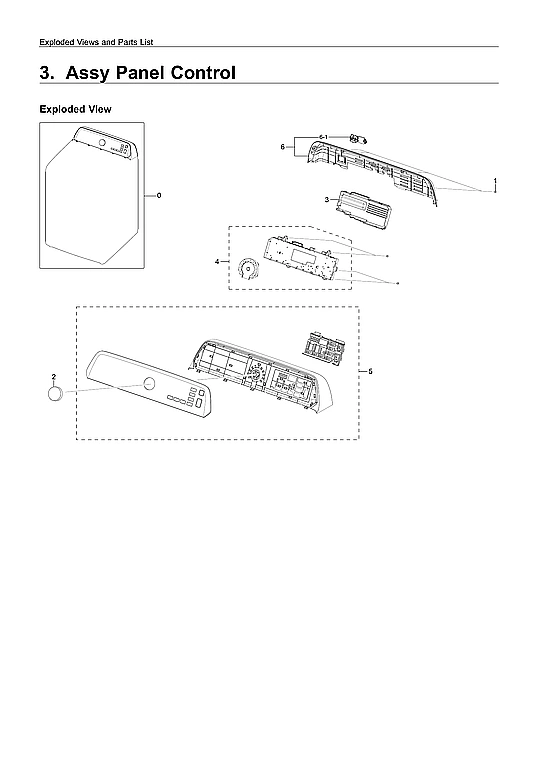 Control Panel Assembly
