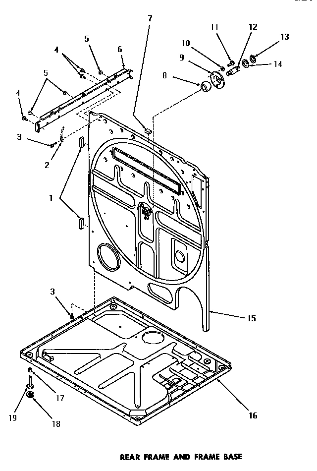20 - REAR FRAME & FRAME BASE