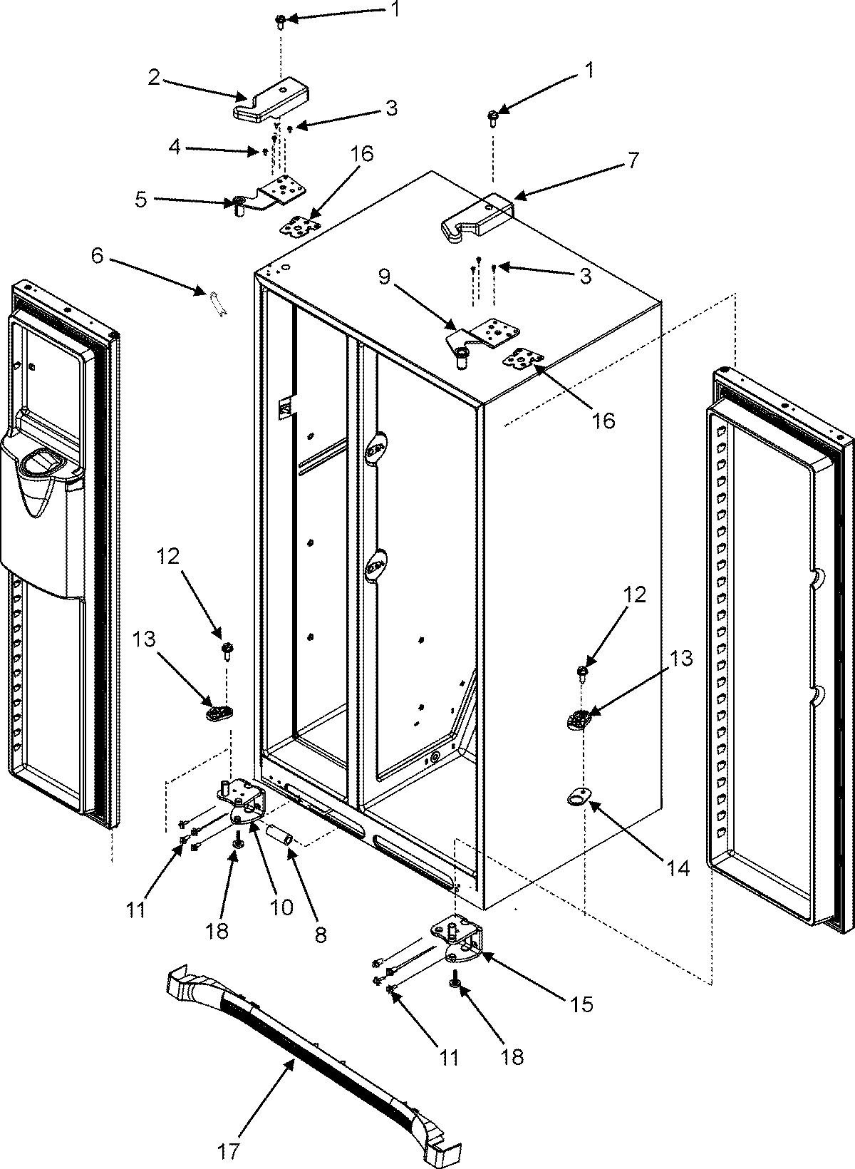 12 - HINGES & TOE GRILLE