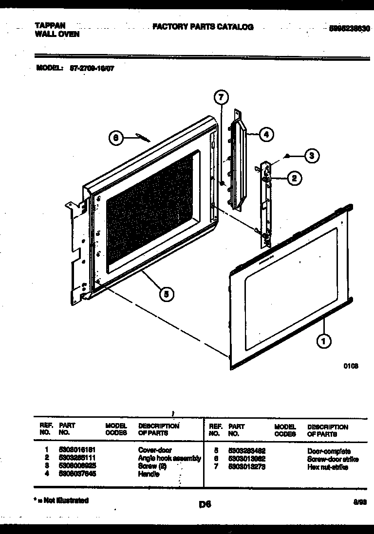 05 - UPPER OVEN DOOR PARTS