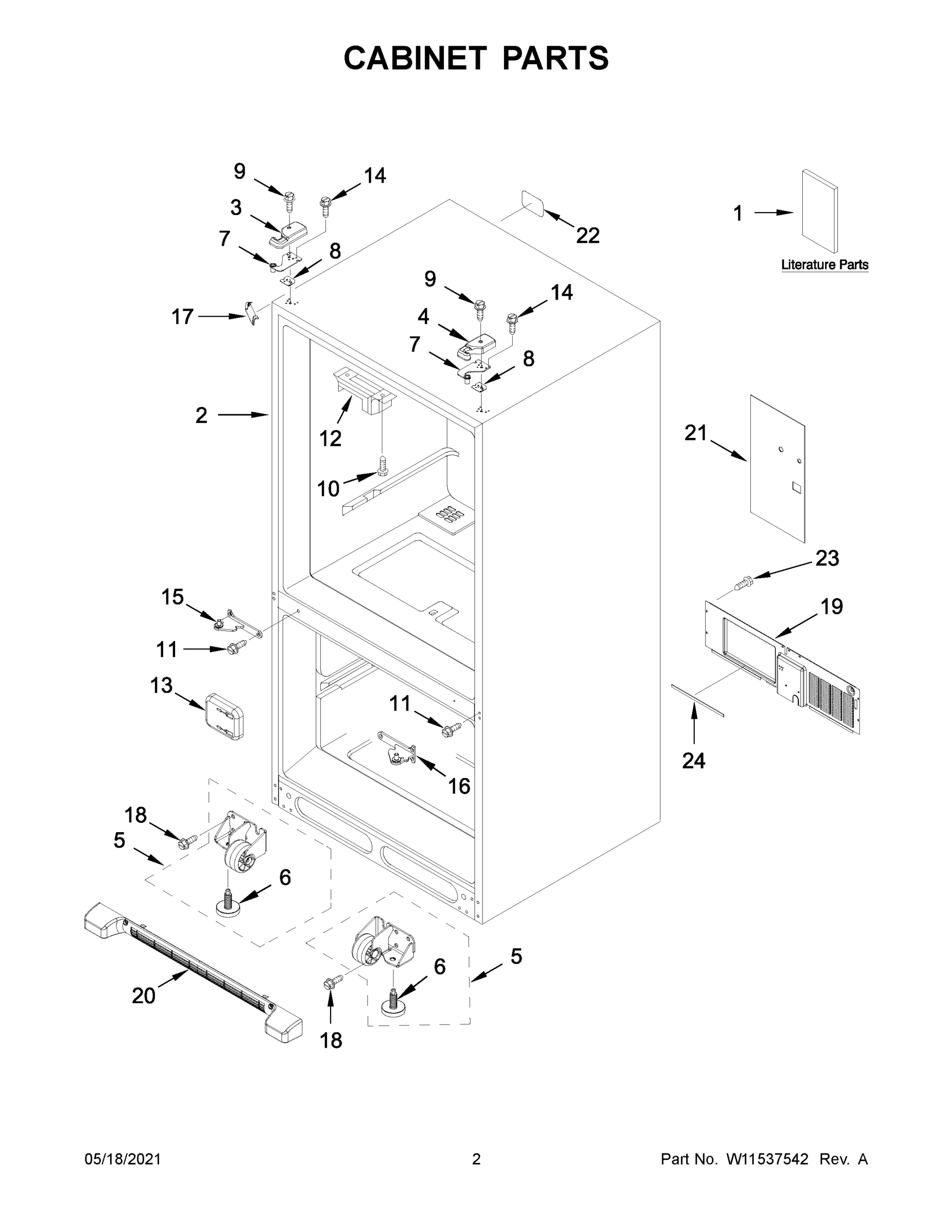 02 - CABINET PARTS
