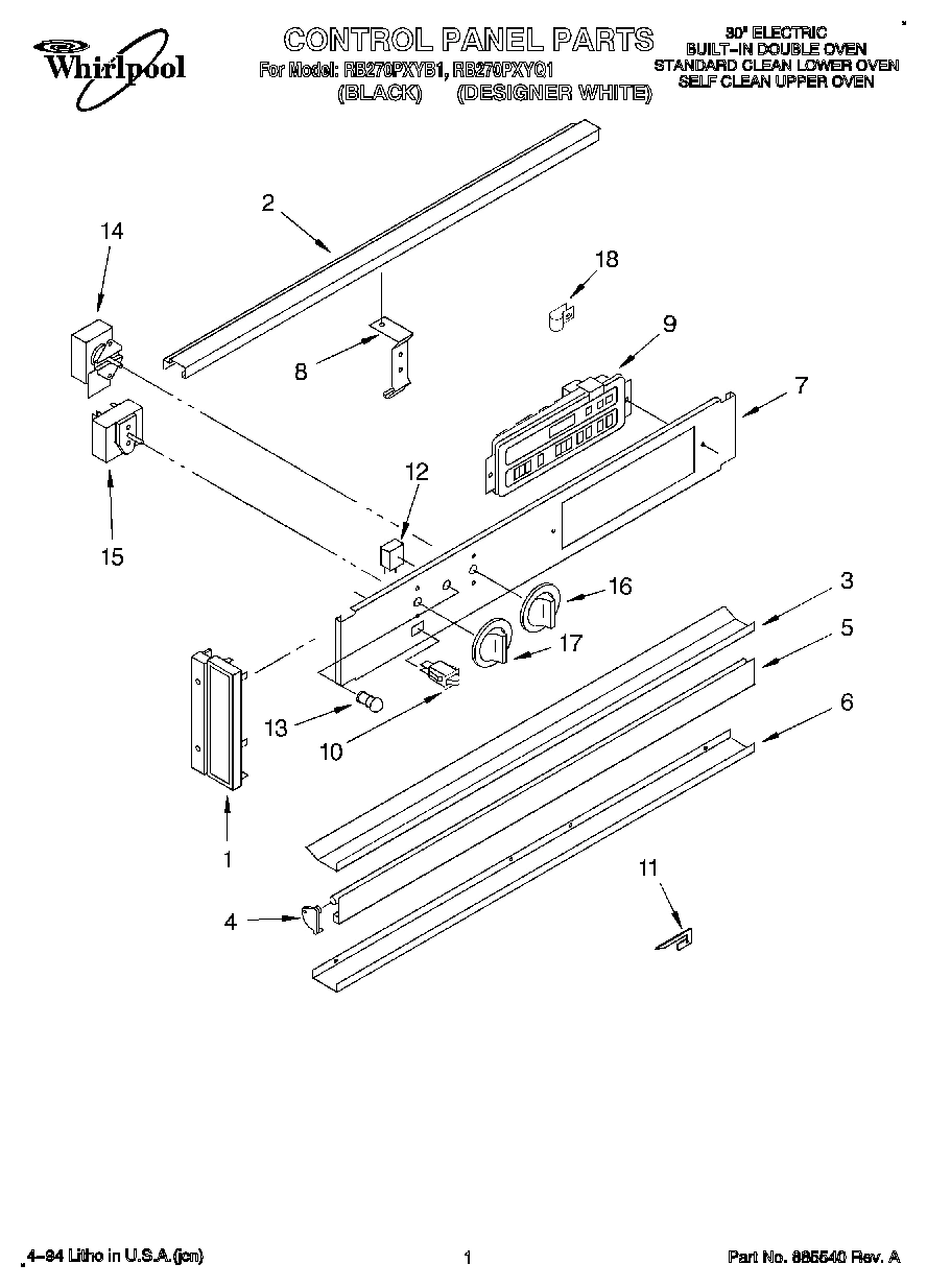 01 - CONTROL PANEL, LITERATURE