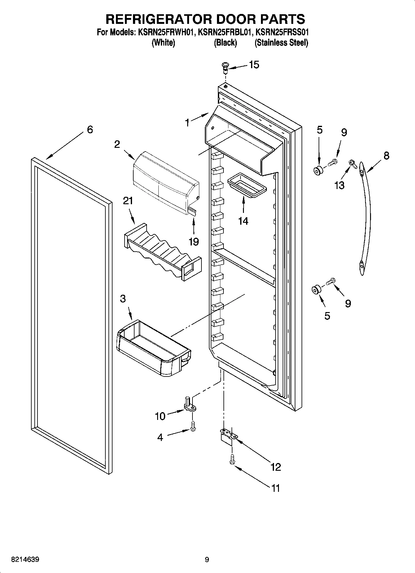 06 - REFRIGERATOR DOOR PARTS