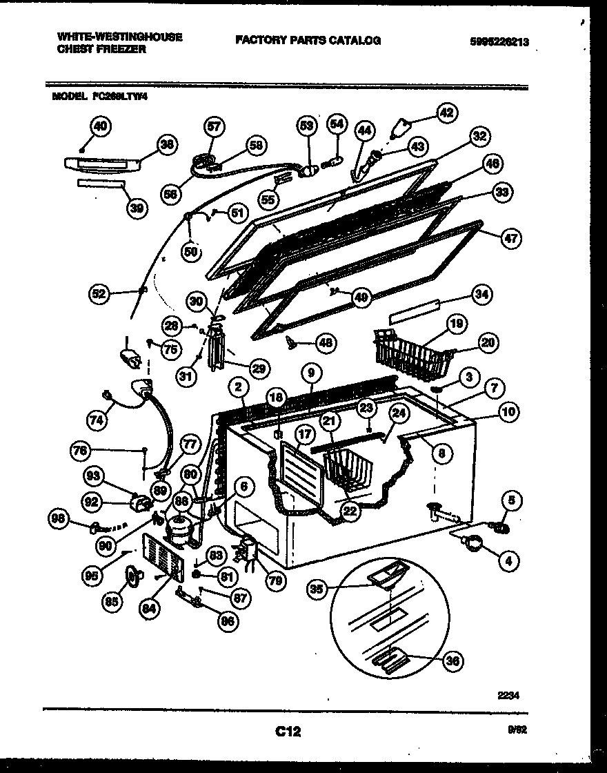 02 - CHEST FREEZER PARTS