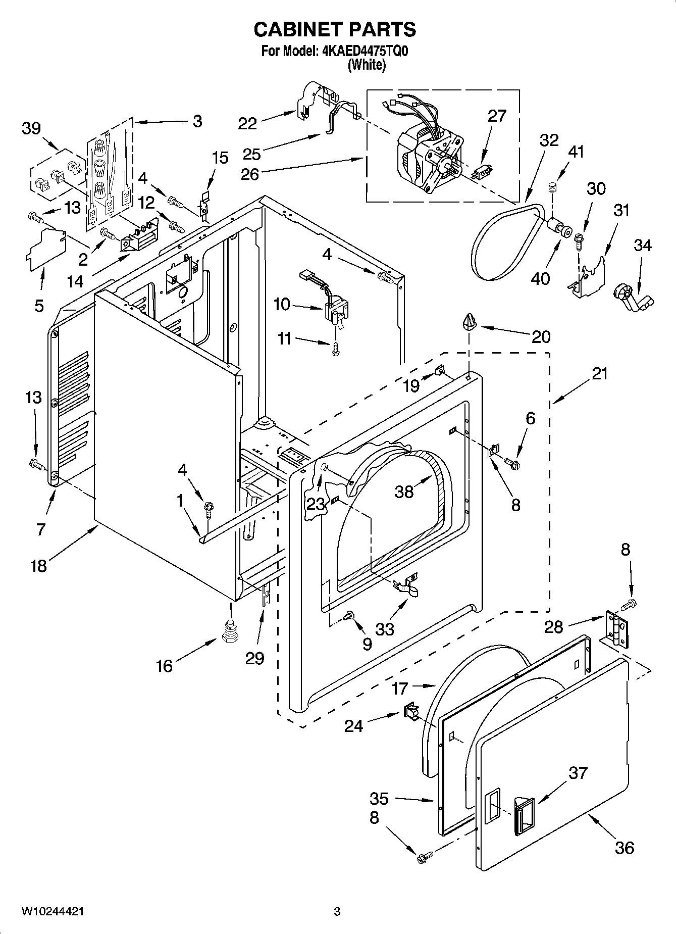 02 - CABINET PARTS