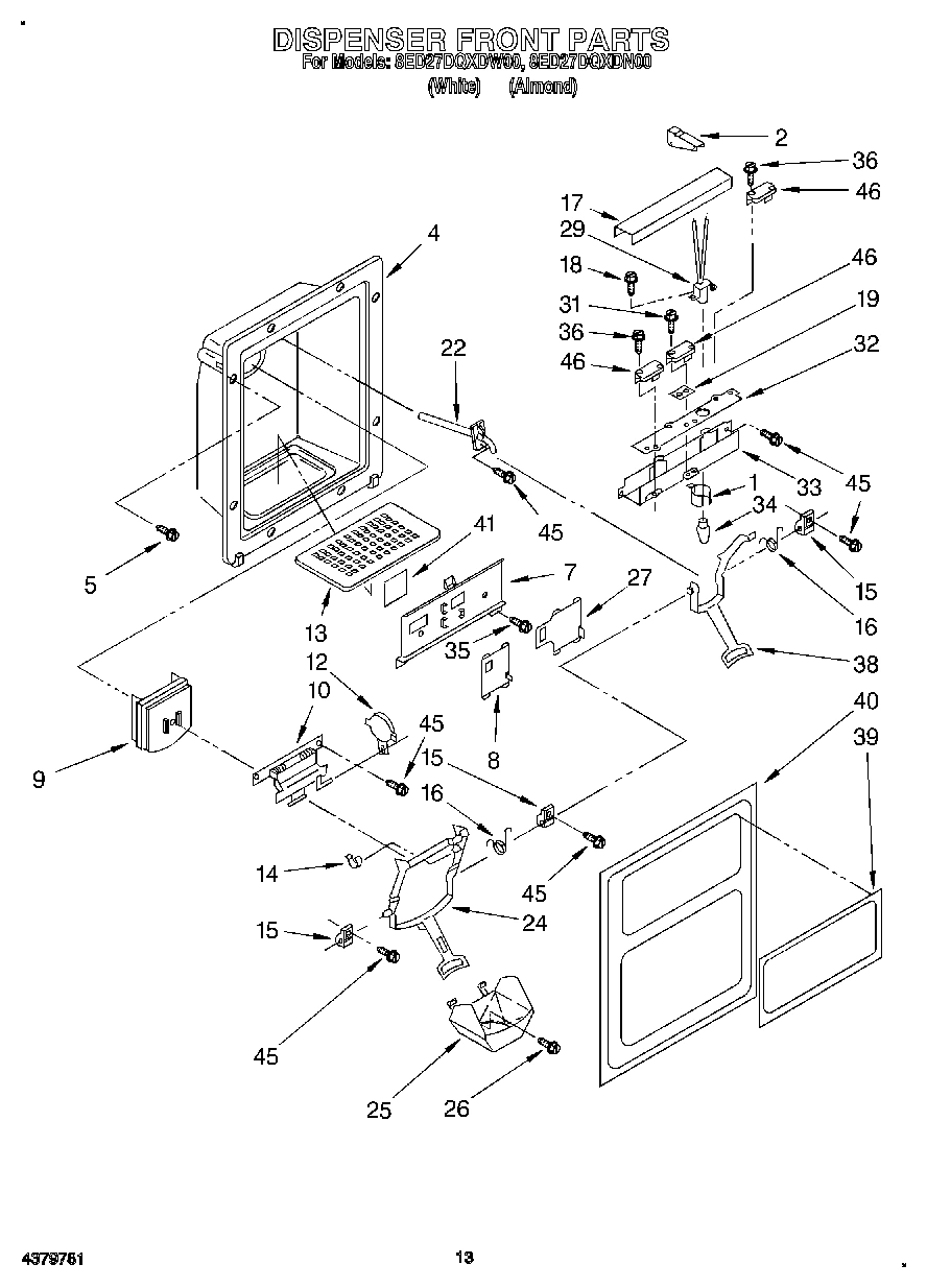 08 - DISPENSER FRONT